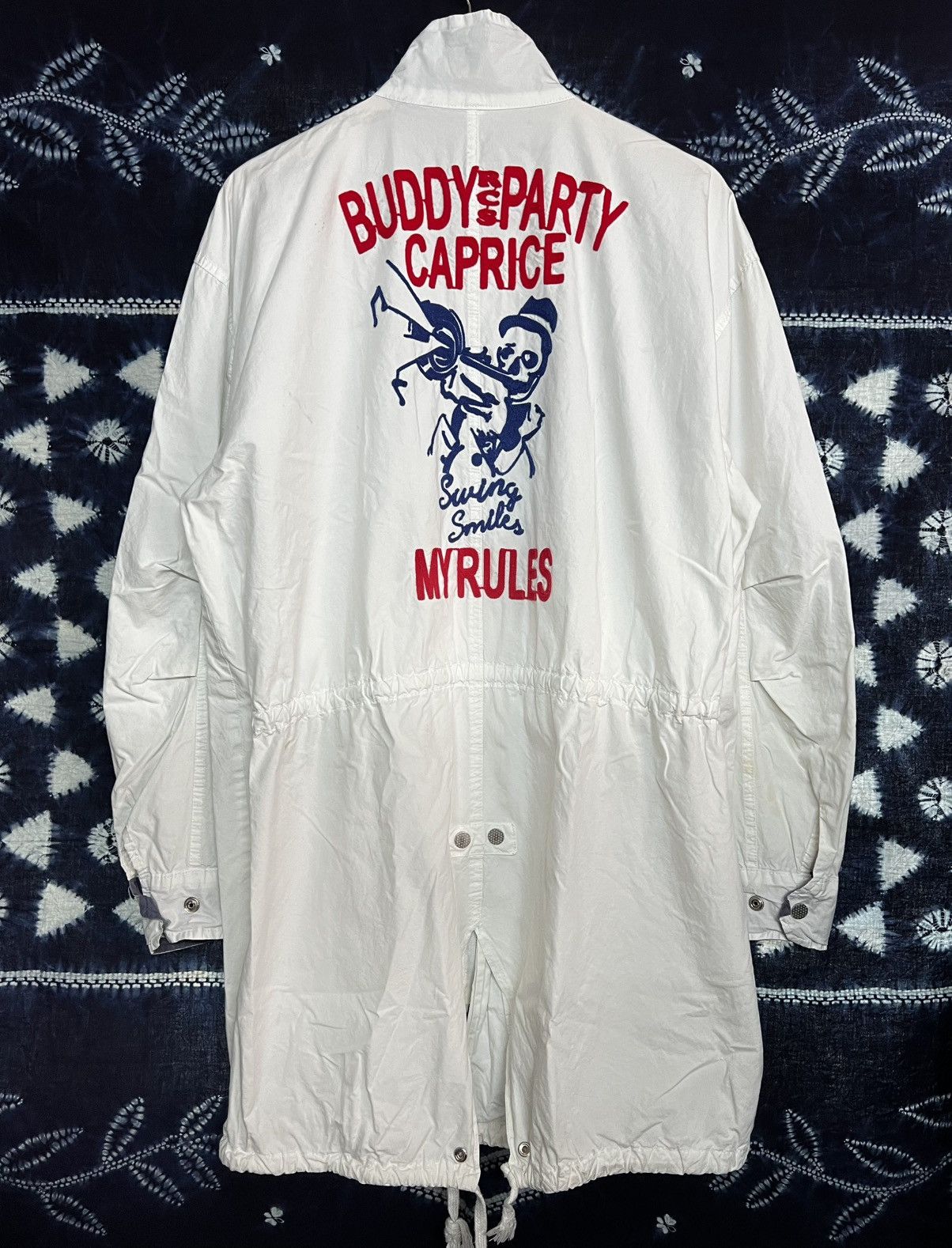 Vintage 🔥HOT DROPS🔥 SATIN MODS COAT ART BACK HIT Size US XXL / EU 58 / 5 - 1 Thumbnail