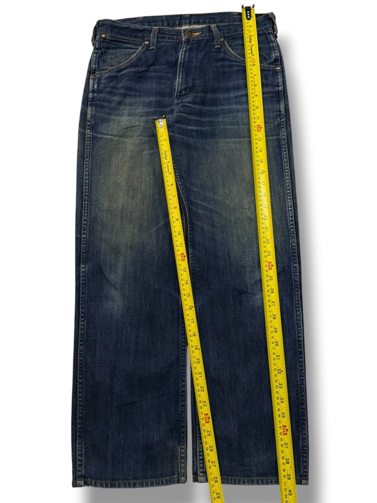 Wrangler Vintage Wrangler Japan Denim Jeans | Vintage Indigo Fade W31 Size US 31 - 13 Thumbnail