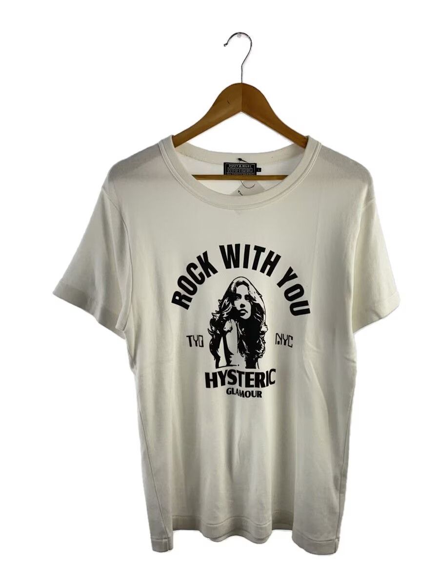 HYSTERIC GLAMOUR ROCK WITH YOU Tシャツ HYSTERIC GLAMOUR - ROCK W YOU Tシャツ / ホワイト | Tempt