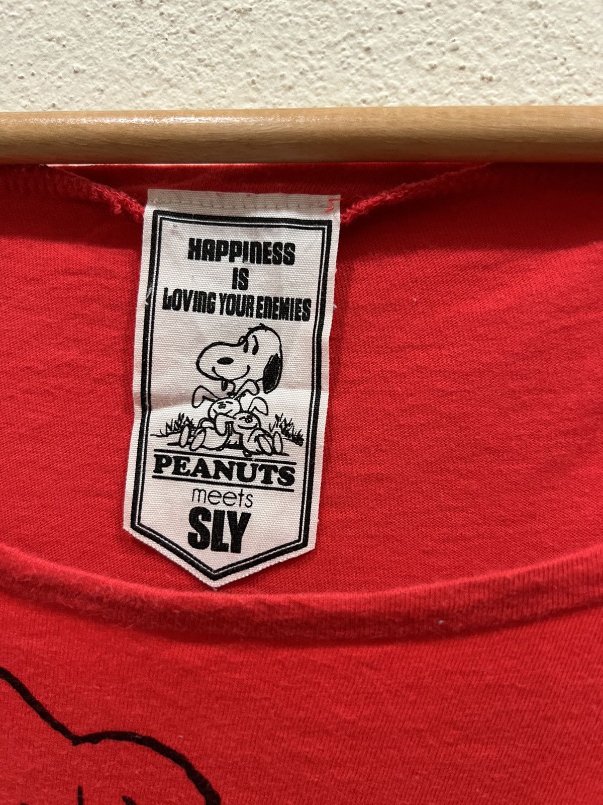 Japanese Brand Japanese Brand SLY X Peanuts Cartoon Tshirt Size S / US 4 / IT 40 - 4 Thumbnail