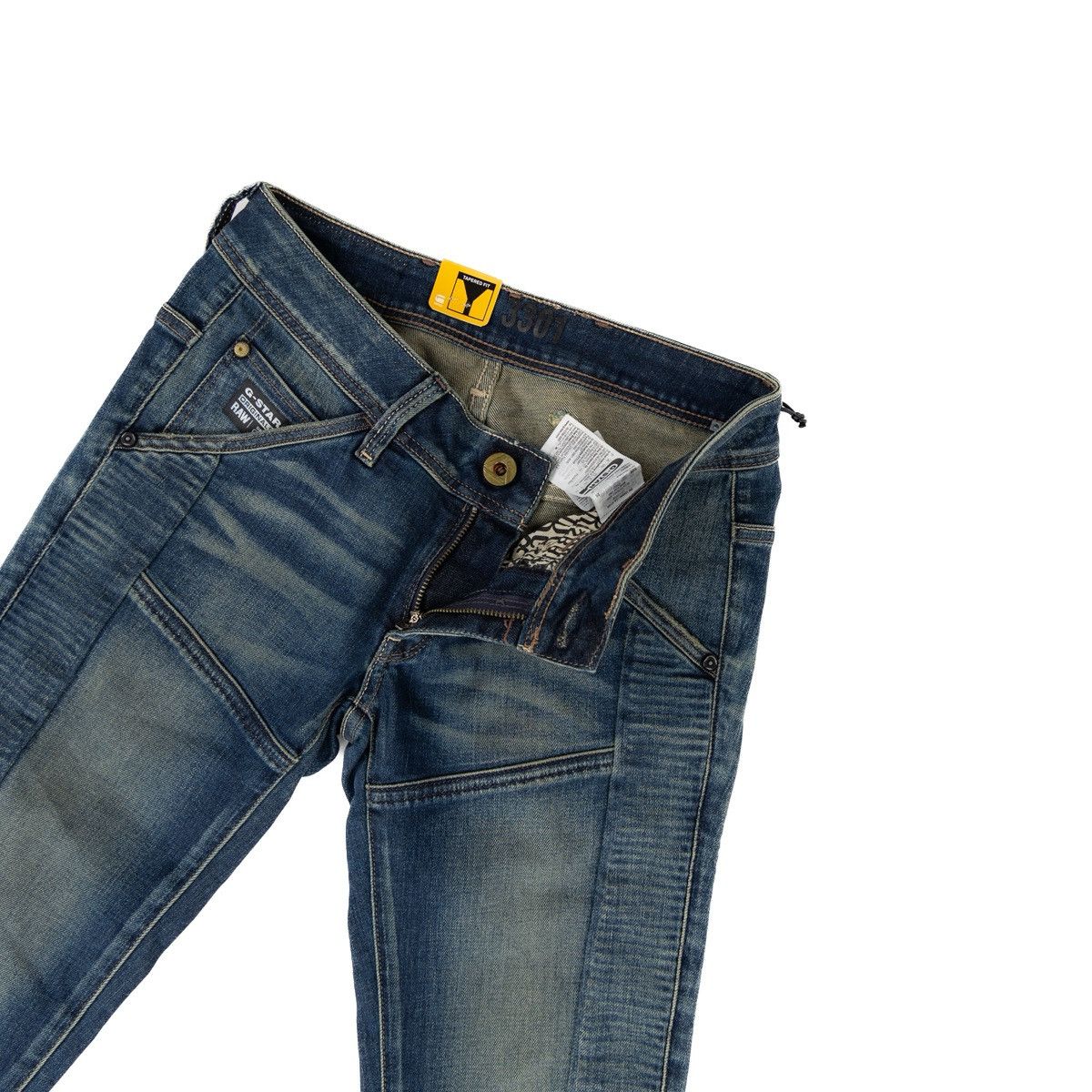 G-Star G-Star RAW Elva Tapered Wmns Jeans NWT Dark Wash Biker Style Size 26" / US 2 / IT 38 - 3 Thumbnail