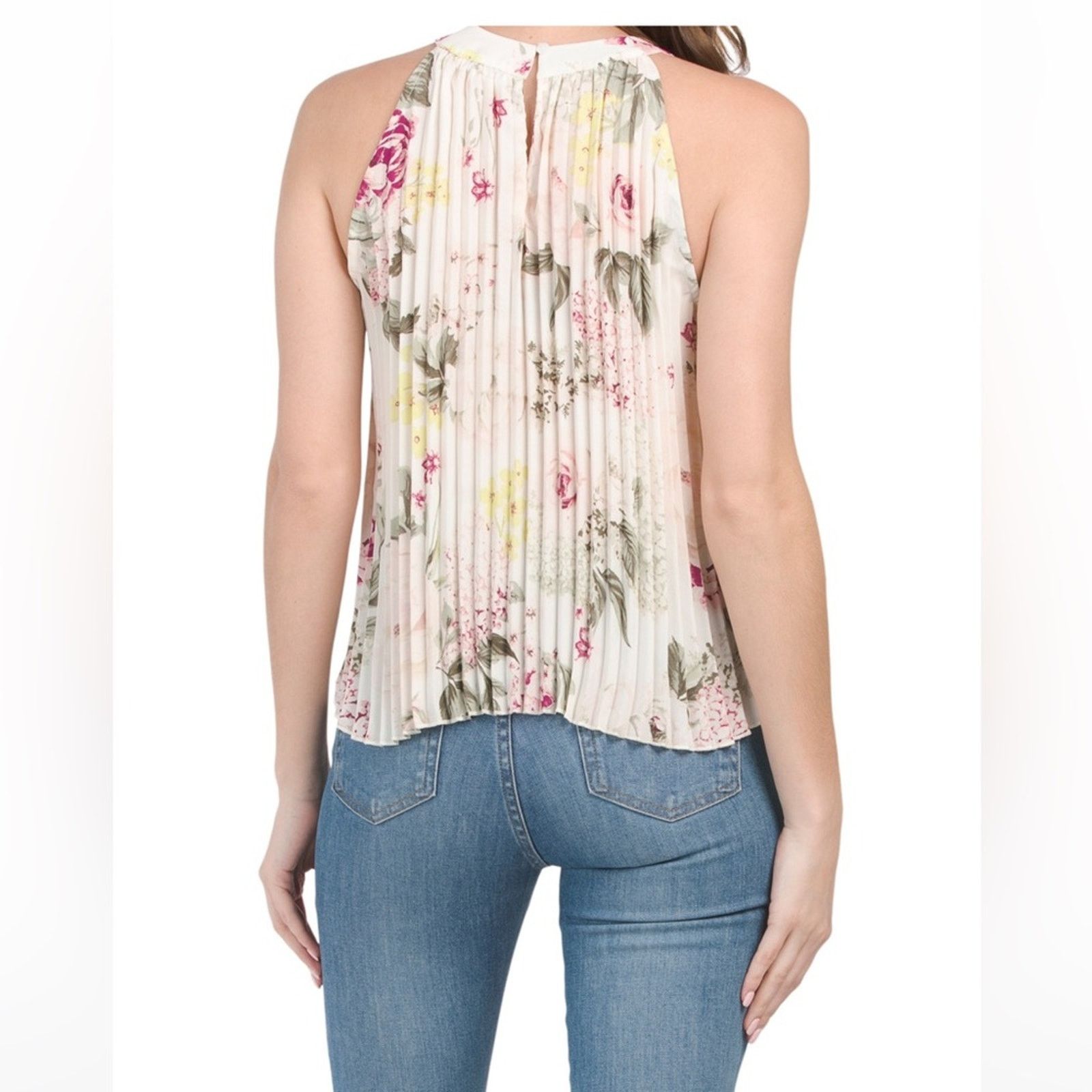 Other 🎉LAST PIECE🎉ALEX AND LILLI Please Sleeveless Floral Top Size L / US 10 / IT 46 - 2 Thumbnail