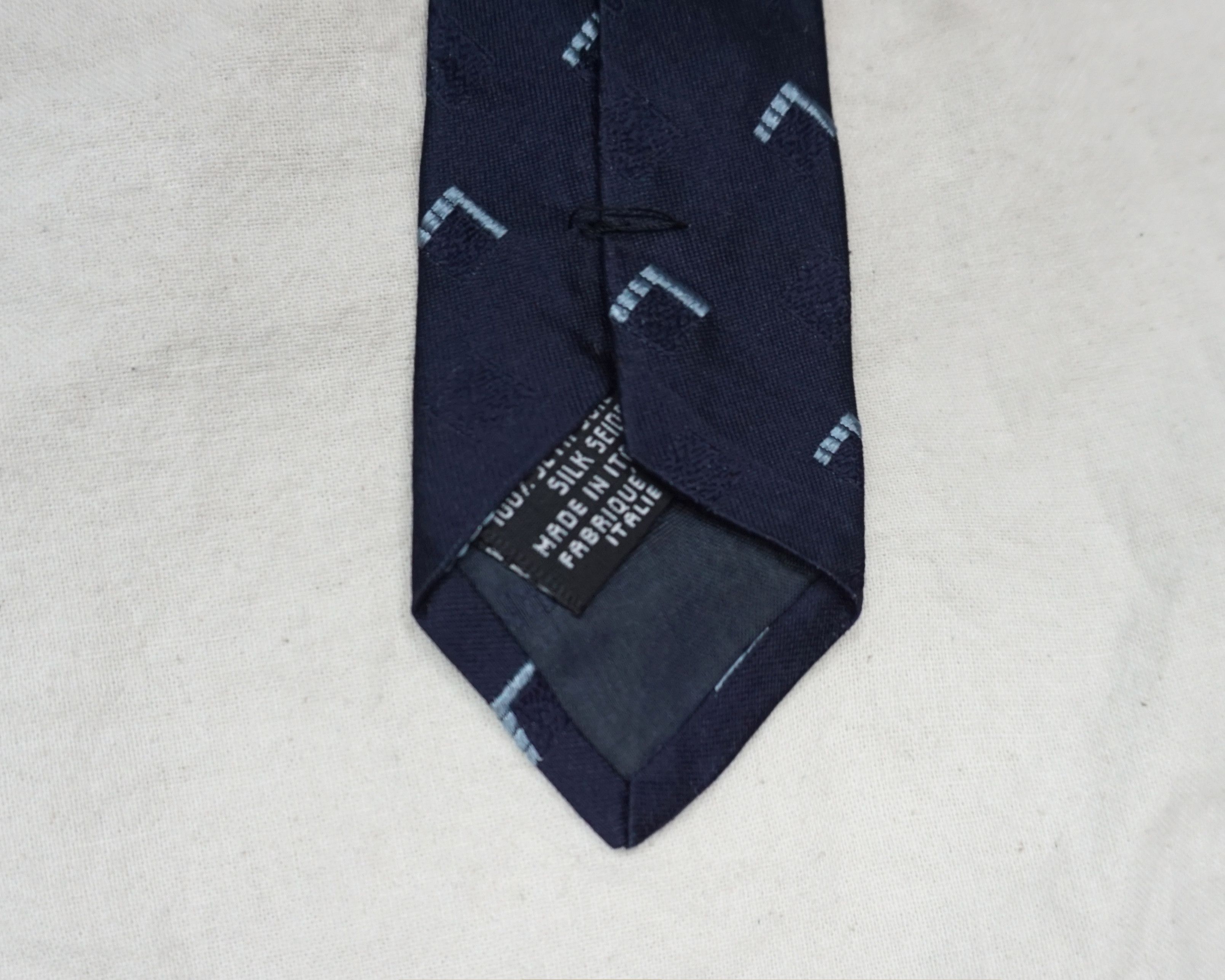 Giorgio Armani Giorgio Armani geometric pattern silk Necktie Size ONE SIZE - 4 Thumbnail