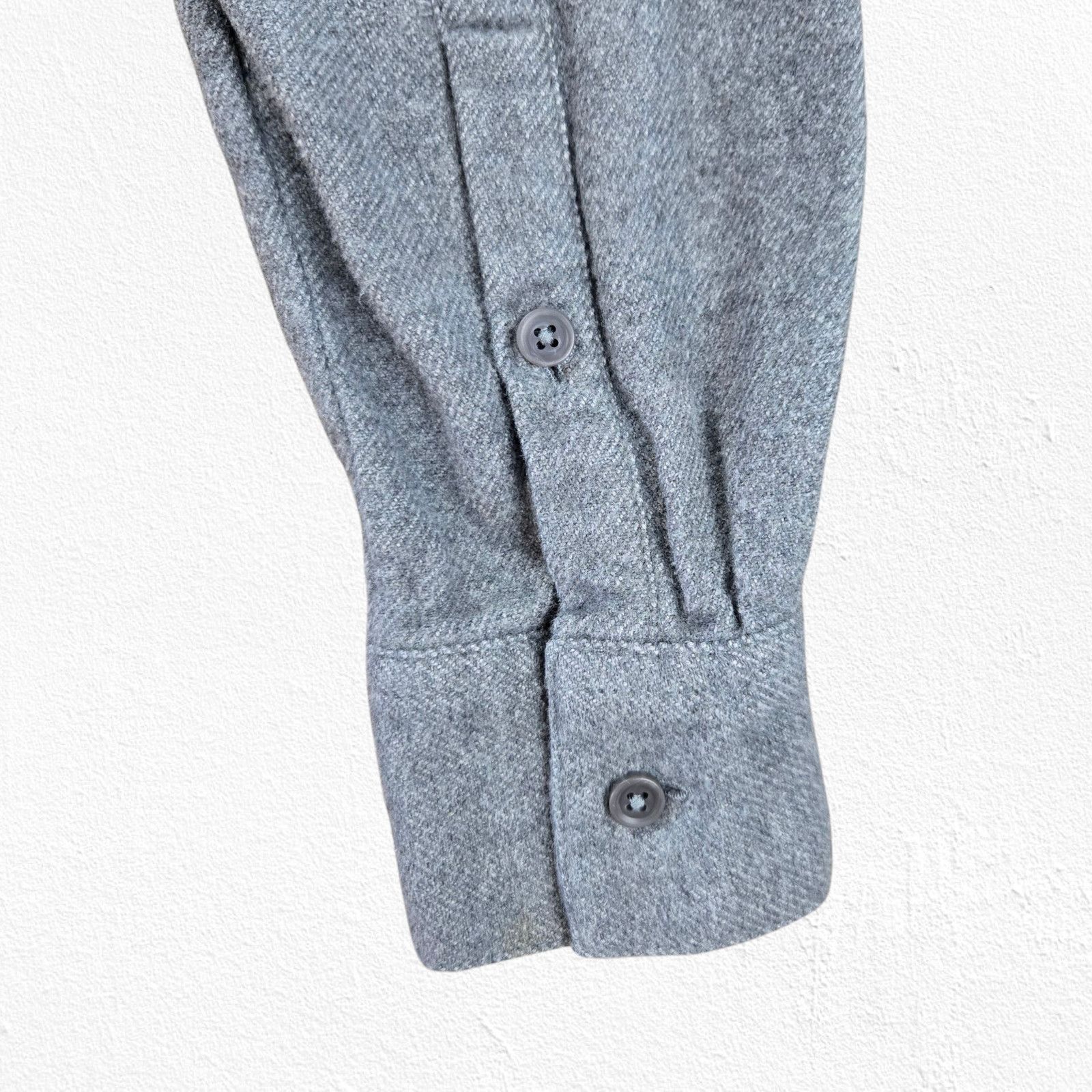 Madewell Madewell Gray Sunday Button-Down Flannel Shacket Size XXS Size XXS / US 00 / IT 34 - 8 Thumbnail