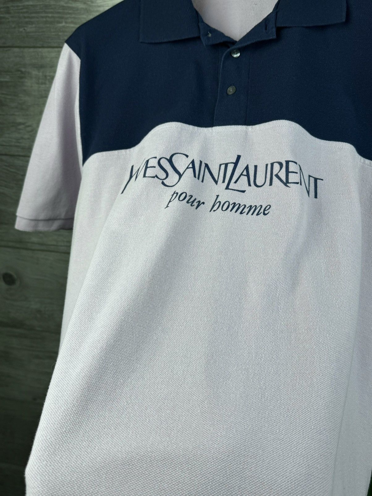 Yves Saint Laurent YSL Yves Saint Laurent Polo Rare Vintage Tee T-Shirt Size L Size US L / EU 52-54 / 3 - 6 Thumbnail