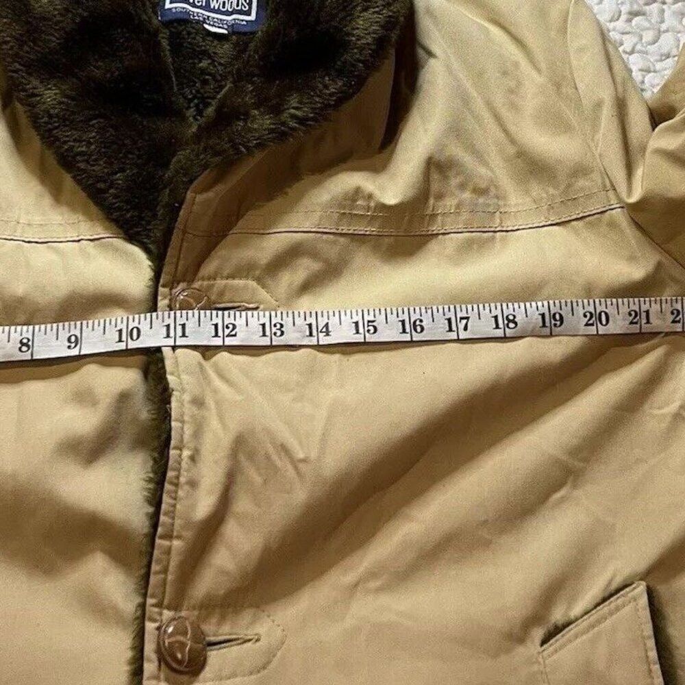 Vintage Vintage Silverwoods Men's Size 38 Utility Field Jacket Military Long Khaki 1970s Size US L / EU 52-54 / 3 - 5 Thumbnail