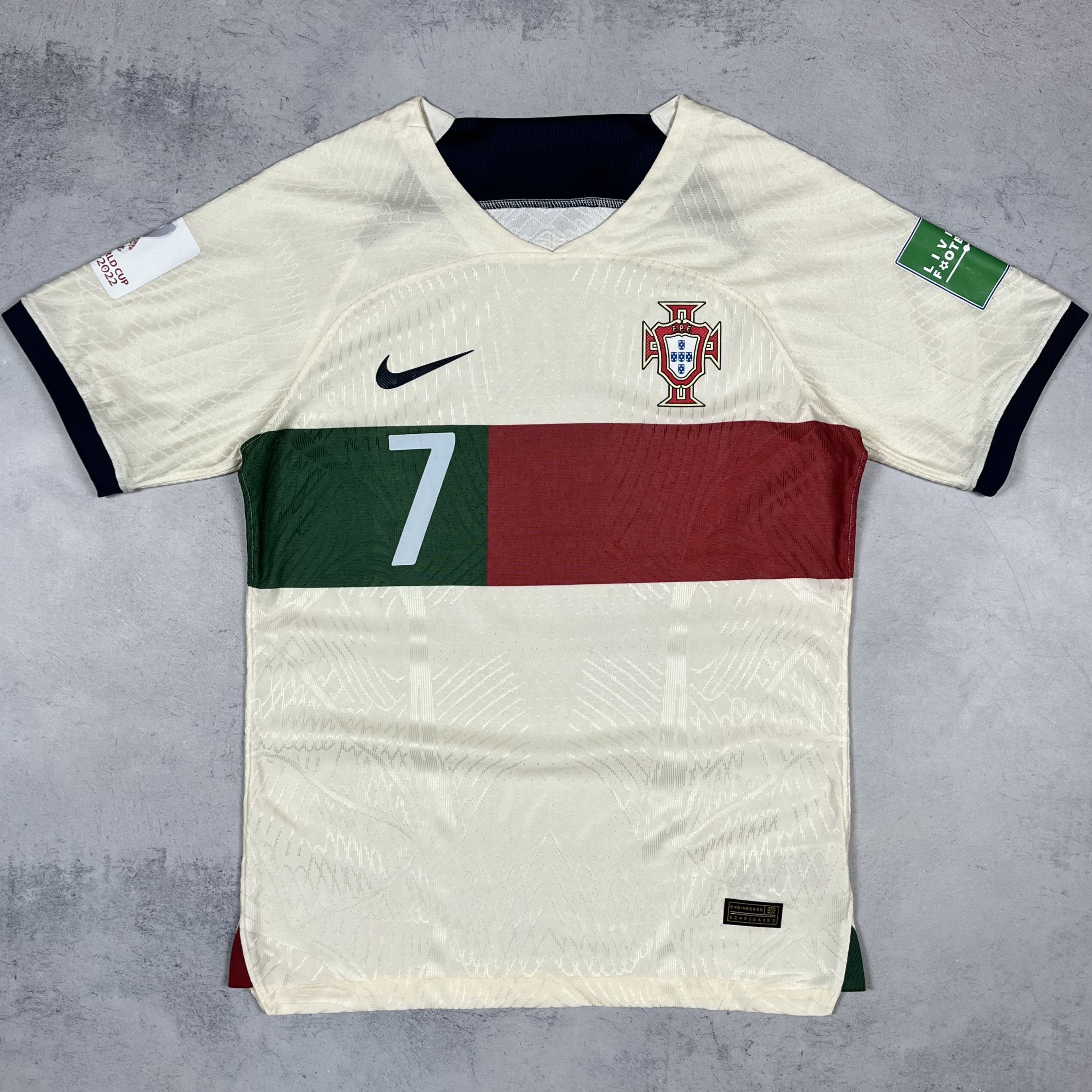 Nike Nike Portugal C. Ronaldo 7 Away Soccer Jersey Shirt 2022/23 Size US M / EU 48-50 / 2 - 6 Thumbnail