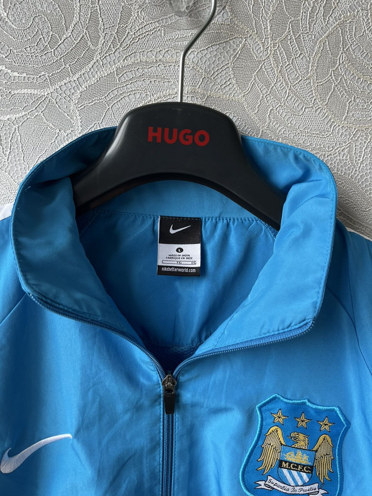 Nike Nike FC Manchester City 2015/2016 Blue Track Jacket Rare Y2K Size US L / EU 52-54 / 3 - 5 Thumbnail