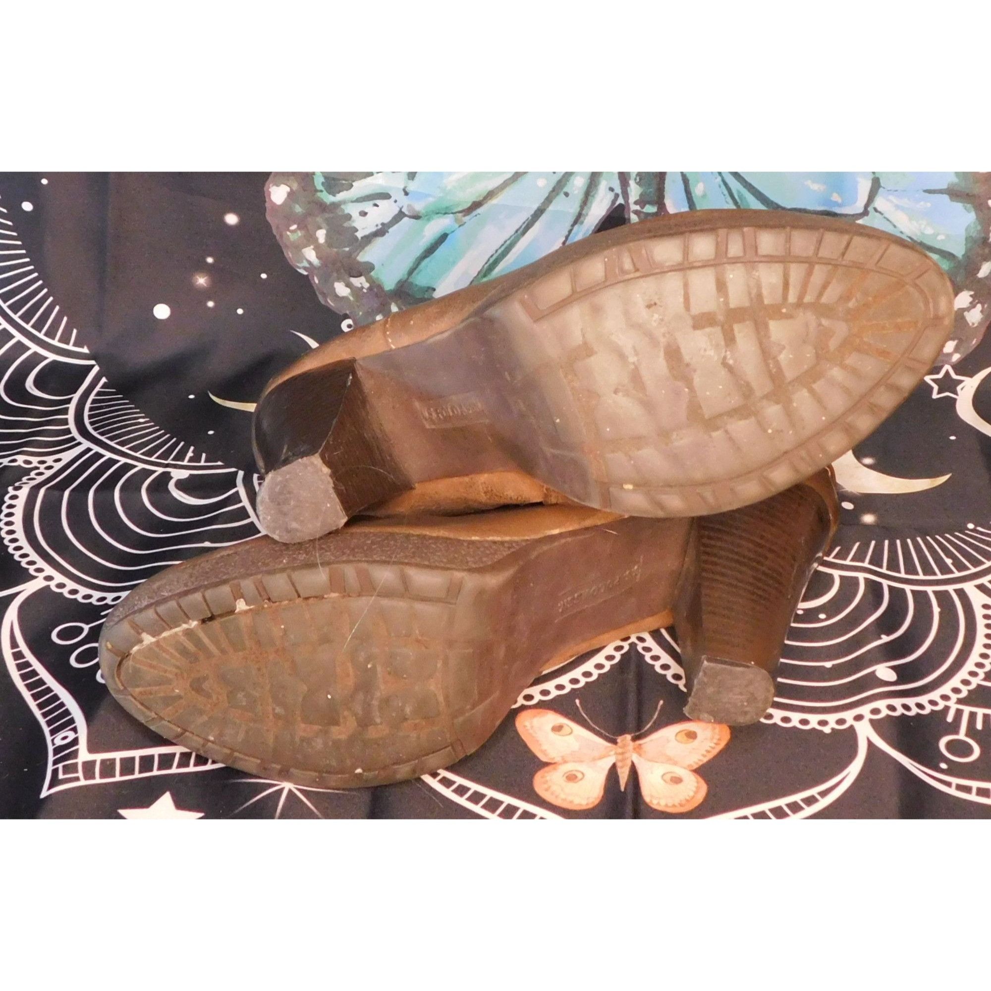 U.S. Polo Assn. US Polo Assn Brown Heeled Ankle Boots Size Womens 10M Size US 10 / IT 40 - 5 Thumbnail