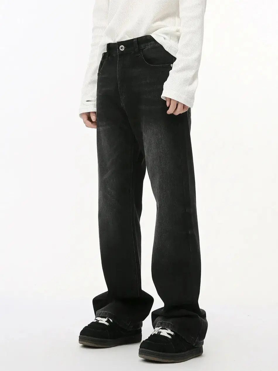 Japanese Brand Retro loose casual micro flared jeans Size US 32 / EU 48 - 5 Thumbnail