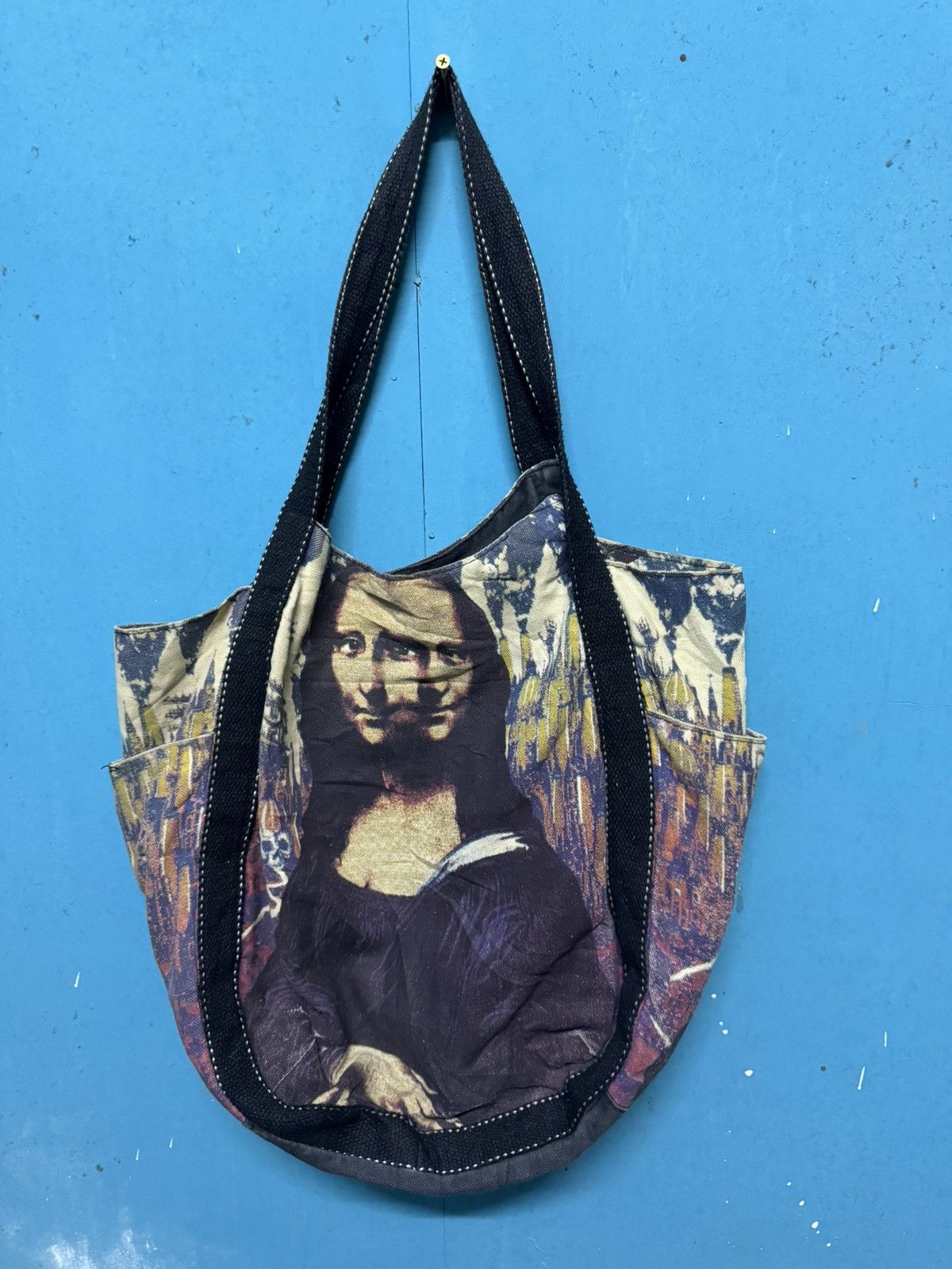 Vintage Mona Lisa Tote Bag Size ONE SIZE - 1 Thumbnail