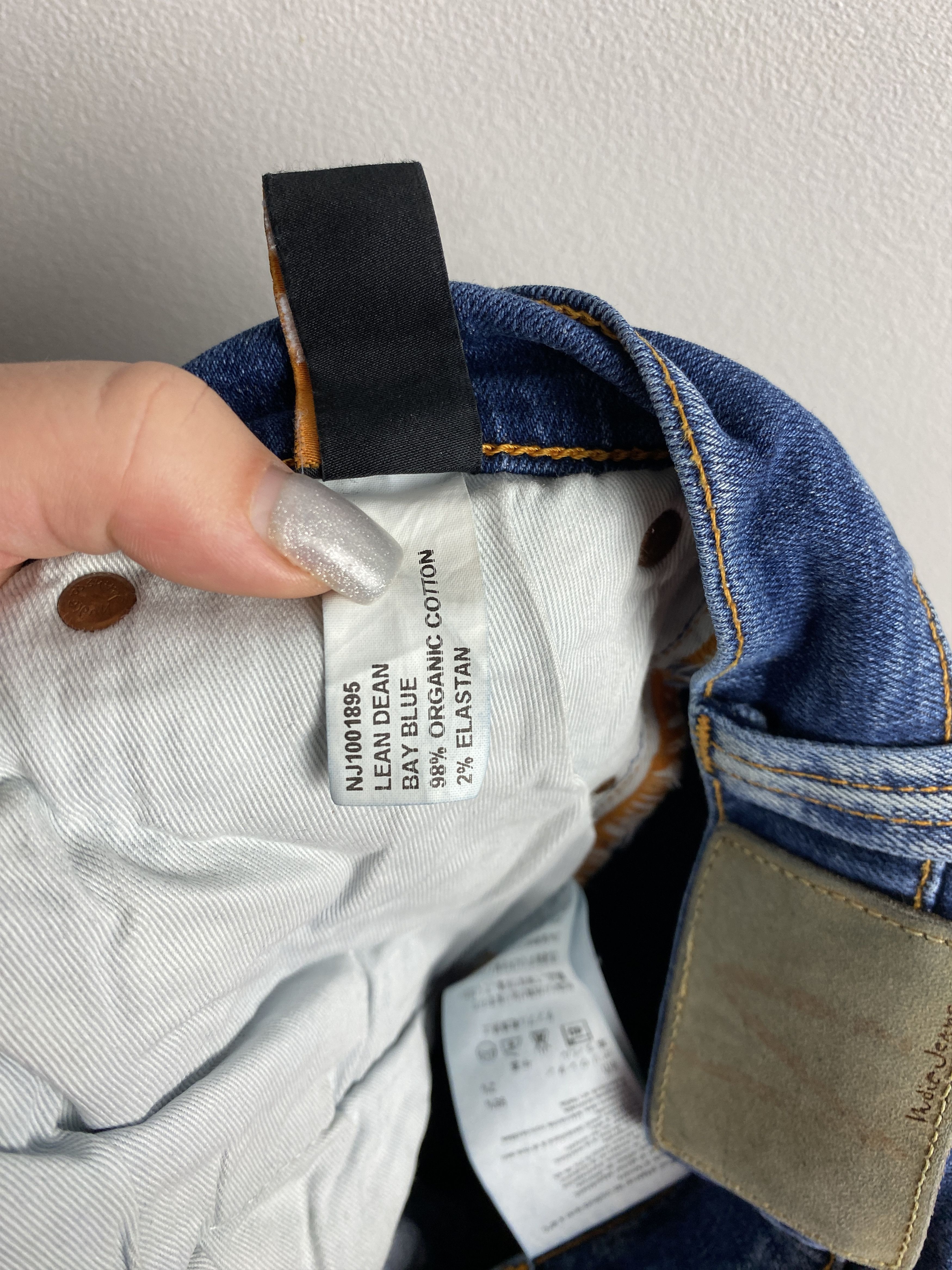 Nudie Jeans Nudie Jeans Lean Dean denim jeans pants Size US 33 - 7 Thumbnail