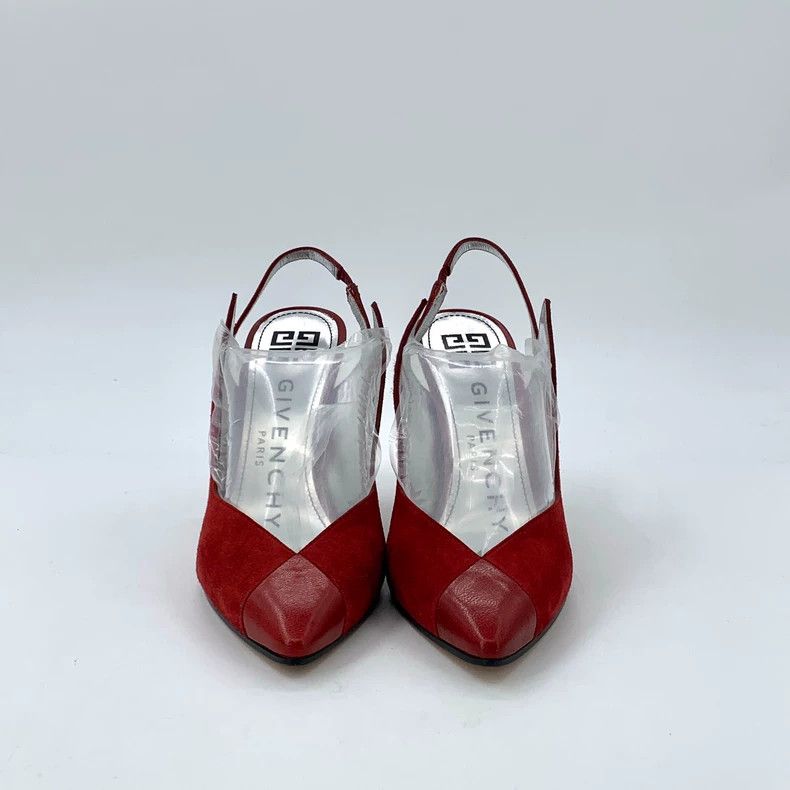 Givenchy Givenchy Size 36 Red Pointed Heels Size US 5.5 / IT 35.5 - 3 Thumbnail