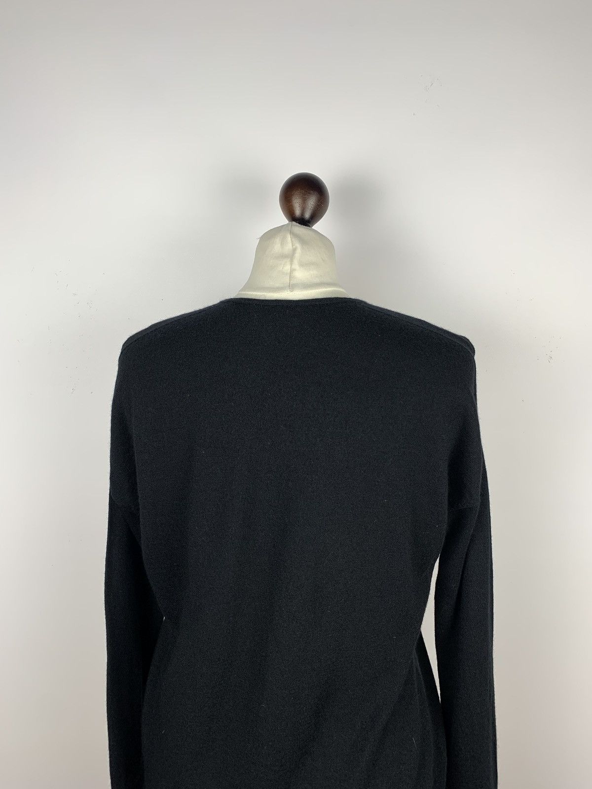 Escada Sport Escada Sport Womens Wool Sweater Jumper Size S Black V-Neck Size S / US 4 / IT 40 - 5 Thumbnail