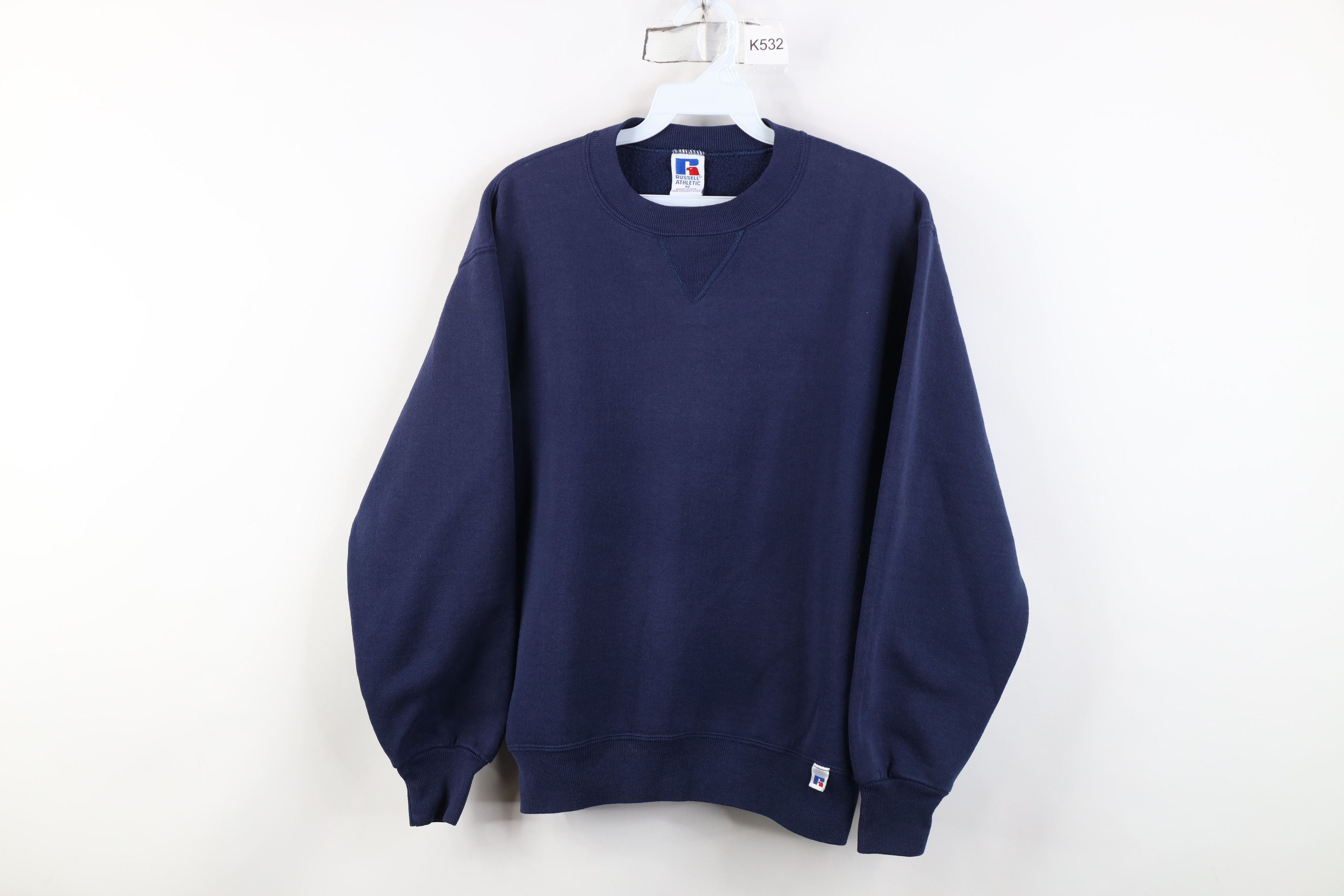Russell Athletic Vintage 90s Russell Athletic Crewneck Sweatshirt Blue USA Size US M / EU 48-50 / 2 - 1 Thumbnail