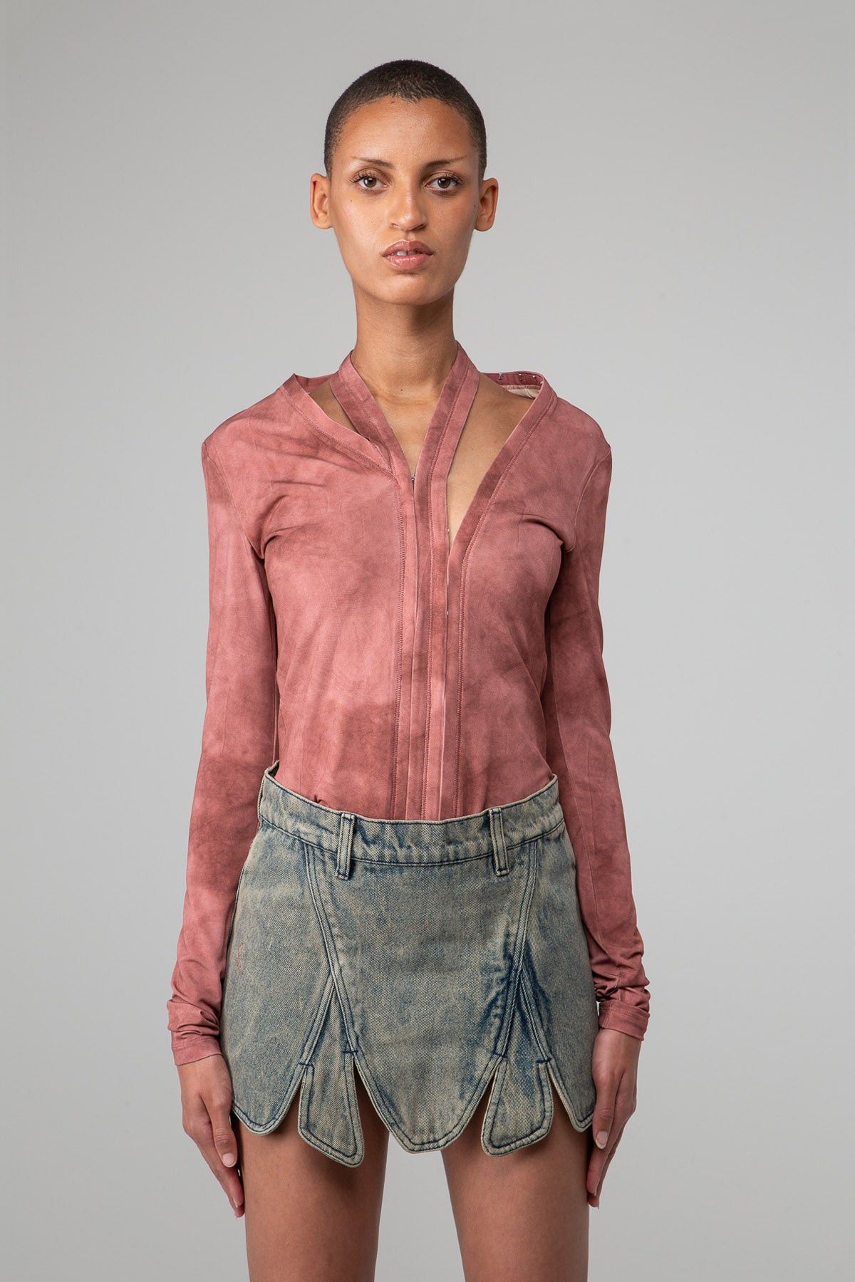 $980 Y/Project Hook and Eye Bodysuit