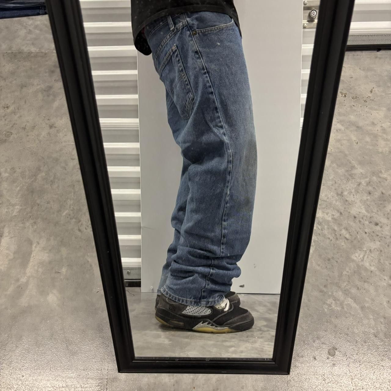 Japanese Brand × Vintage Crazy Vintage Y2K/2000s Grunge Faded Medium Wash Essential Denim Jeans! Size US 36 / EU 52 - 2 Thumbnail