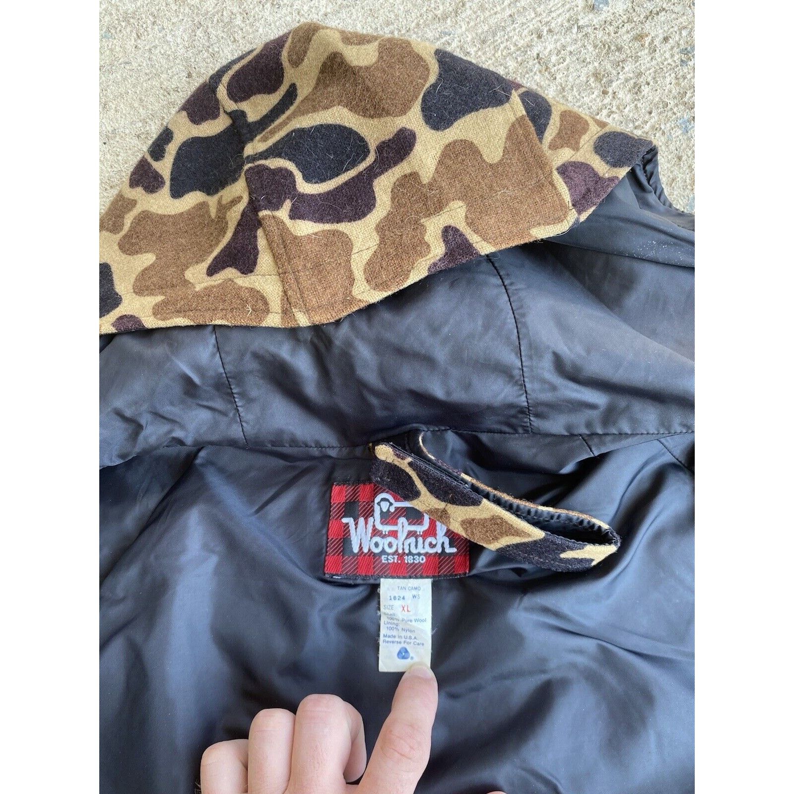 Woolrich Woolen Mills VTG WOOLRICH Size XL Made in USA Duck Camo Hunting Jacket Size US XL / EU 56 / 4 - 10 Thumbnail