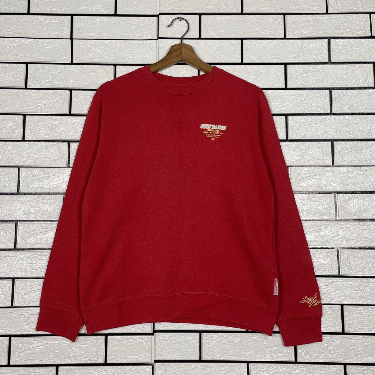 Japanese Brand Y2K Surf Ranch Red Crewneck Sweatshirt Size US S / EU 44-46 / 1 - 1 Thumbnail