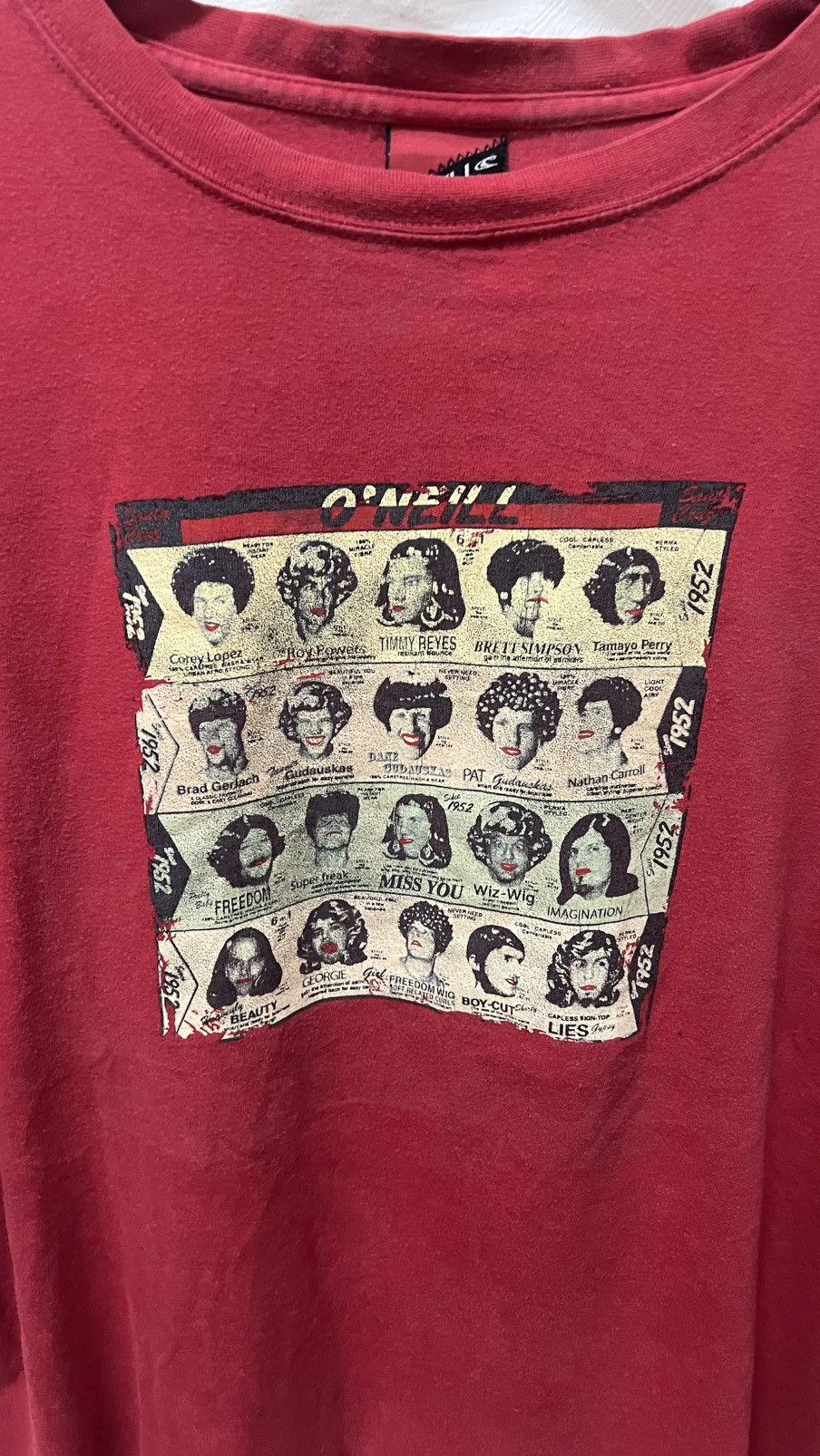 O'Neill Vintage 90s O’Neill "Some Girls" Rolling Stones Graphic Tee Size US L / EU 52-54 / 3 - 5 Thumbnail