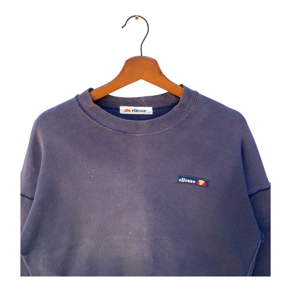 Ellesse × Vintage Vintage Ellesse Sweatshirt Sun Faded Pullover Jumper Size L Size US L / EU 52-54 / 3 - 2 Thumbnail