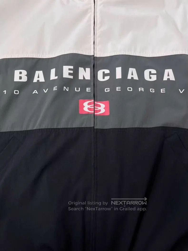 Balenciaga Balenciaga Contrast Color High Neck Long Sleeve Jacket Size US XS / EU 42 / 0 - 3 Thumbnail