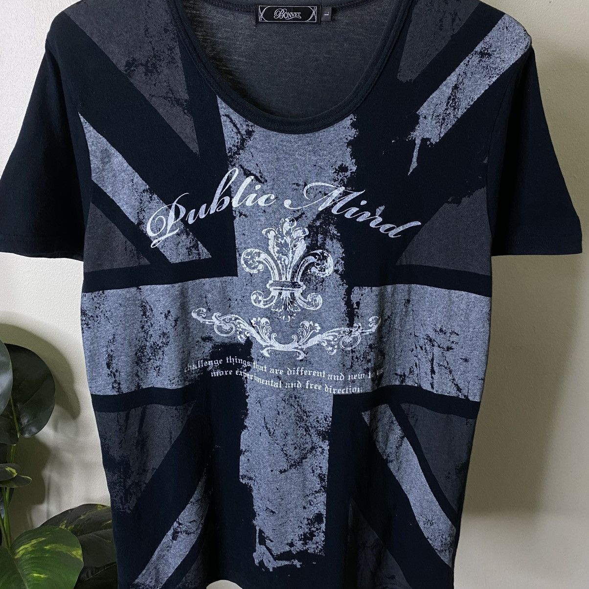 If Six Was Nine Bonvet Union Jack Seditionaries Cyber Gothic Punk Grunge Tee Size US M / EU 48-50 / 2 - 2 Thumbnail