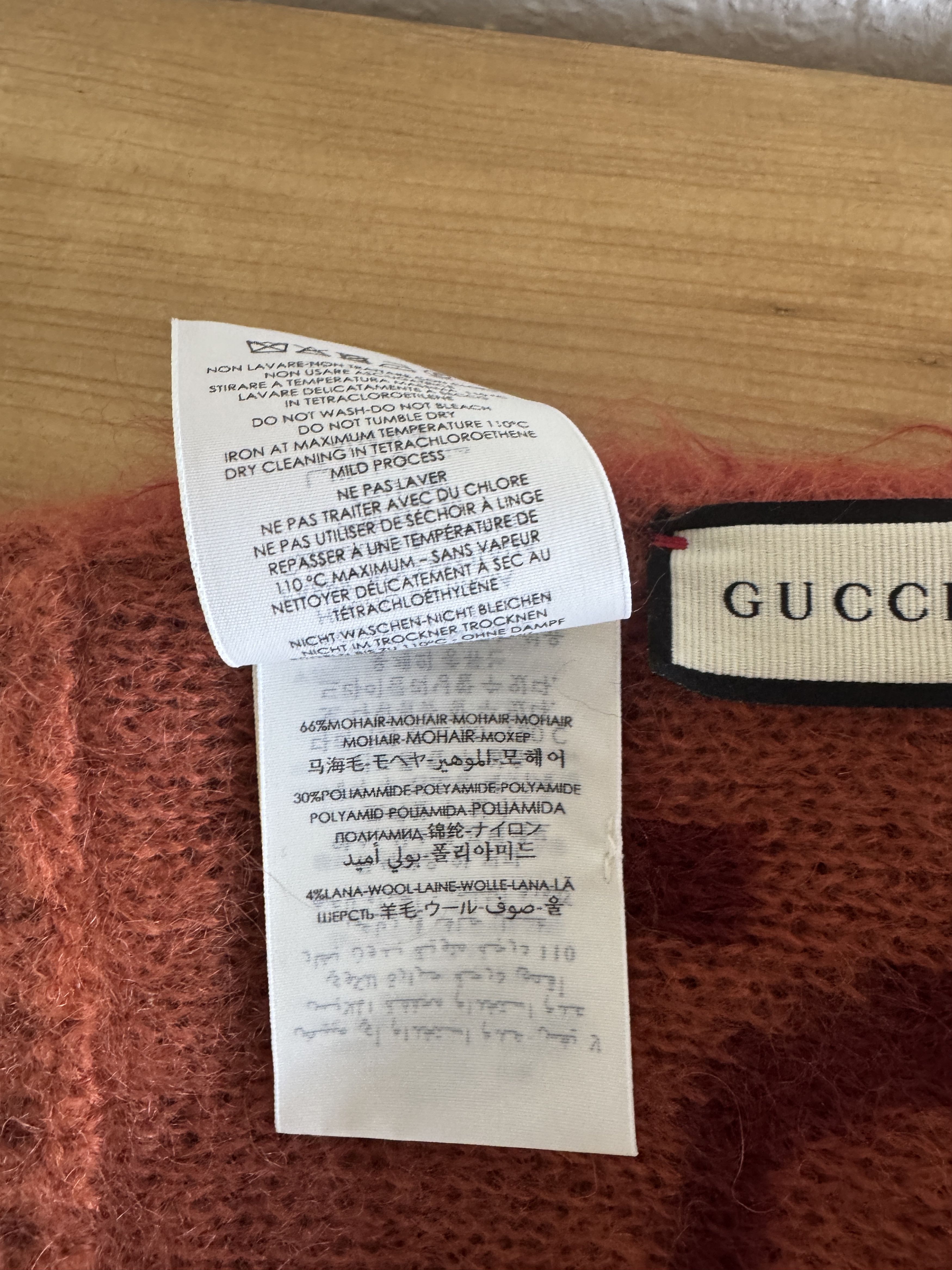 Gucci Red Mohair Beanie Size ONE SIZE - 7 Thumbnail