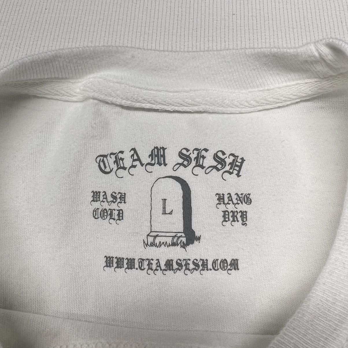 Bones × TeamSESH Team Sesh Bones Tee Shirt White Bart Merch Dead Skull Size US L / EU 52-54 / 3 - 5 Thumbnail