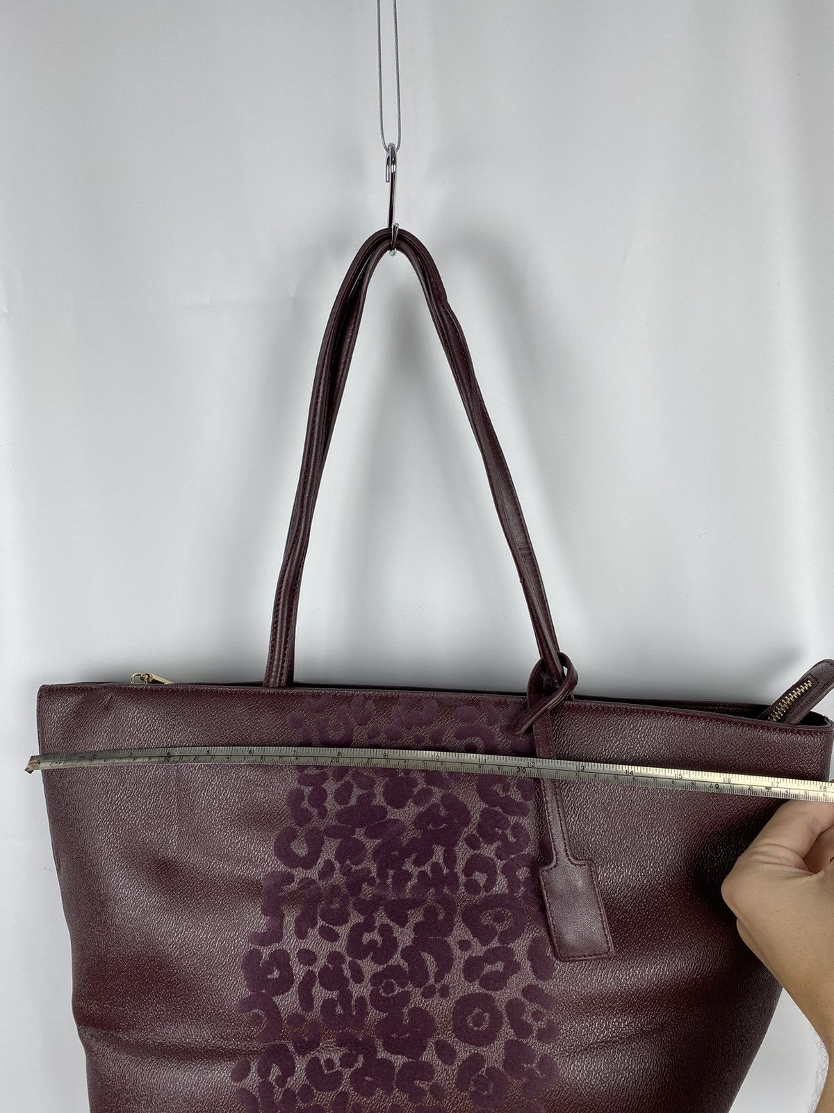 Cavalli Class Cavalli Class Large Tote Bag Bordeaux Size ONE SIZE - 9 Thumbnail