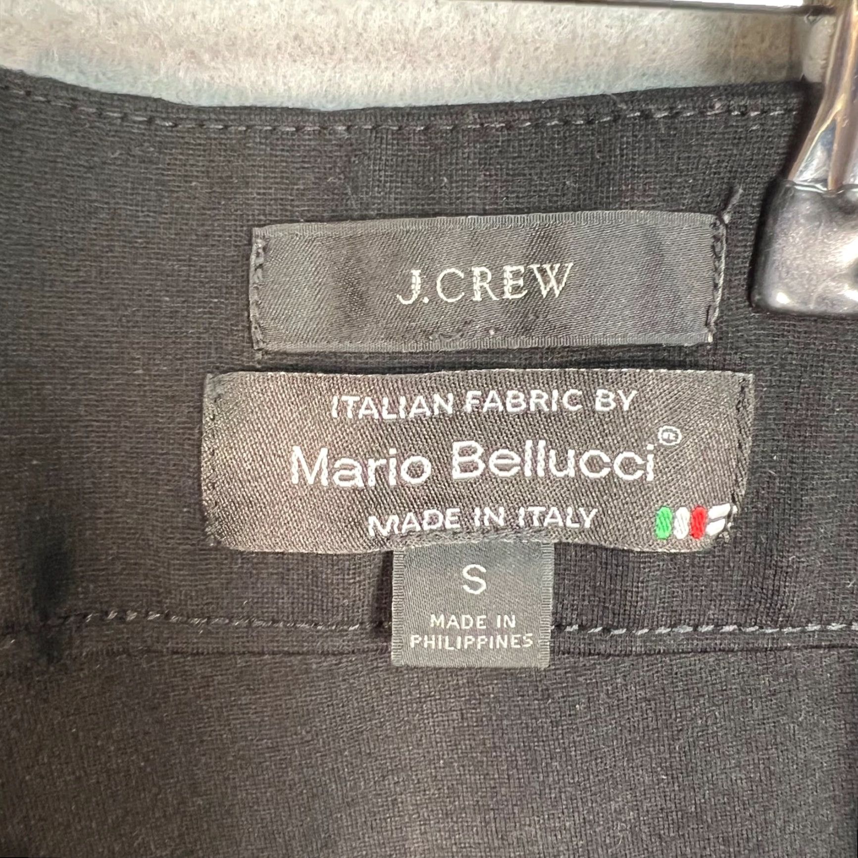J.Crew J.CREW Womens Small Black Flare Leg Pants Ankle Slit Italian Fabric Pants Womens Small Black Flare Leg Ankle Slit Italian Fabric Size 28" / US 6 / IT 42 - 3 Thumbnail