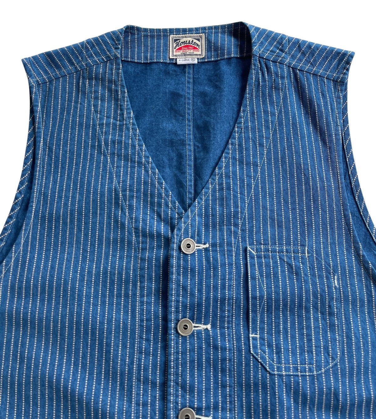 Vintage Houston Wabash Workwear Vest Size US L / EU 52-54 / 3 - 4 Thumbnail