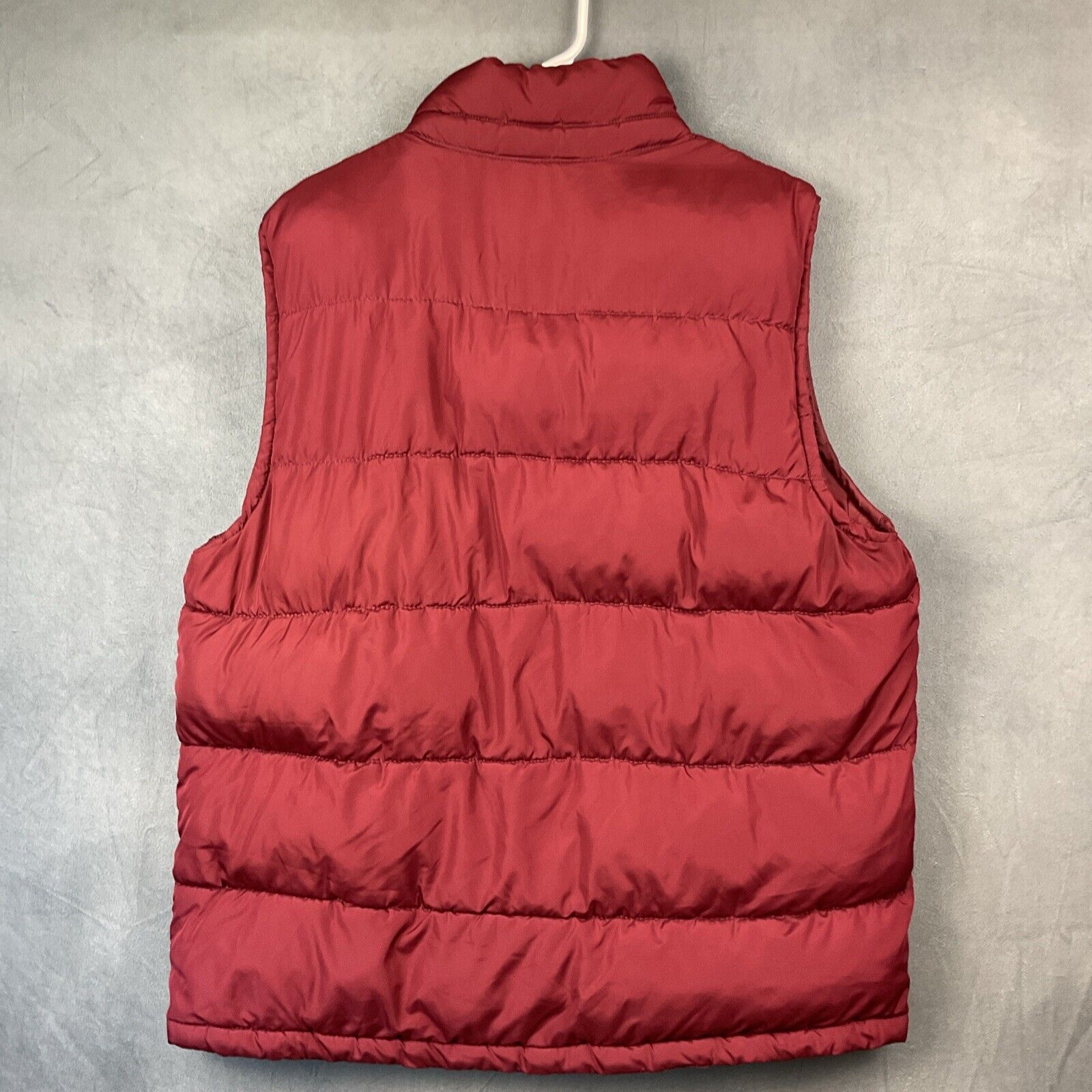 Gap Vintage Gap Puffer Vest Mens Large Burgandy Quilted Full Zip Size US L / EU 52-54 / 3 - 4 Thumbnail