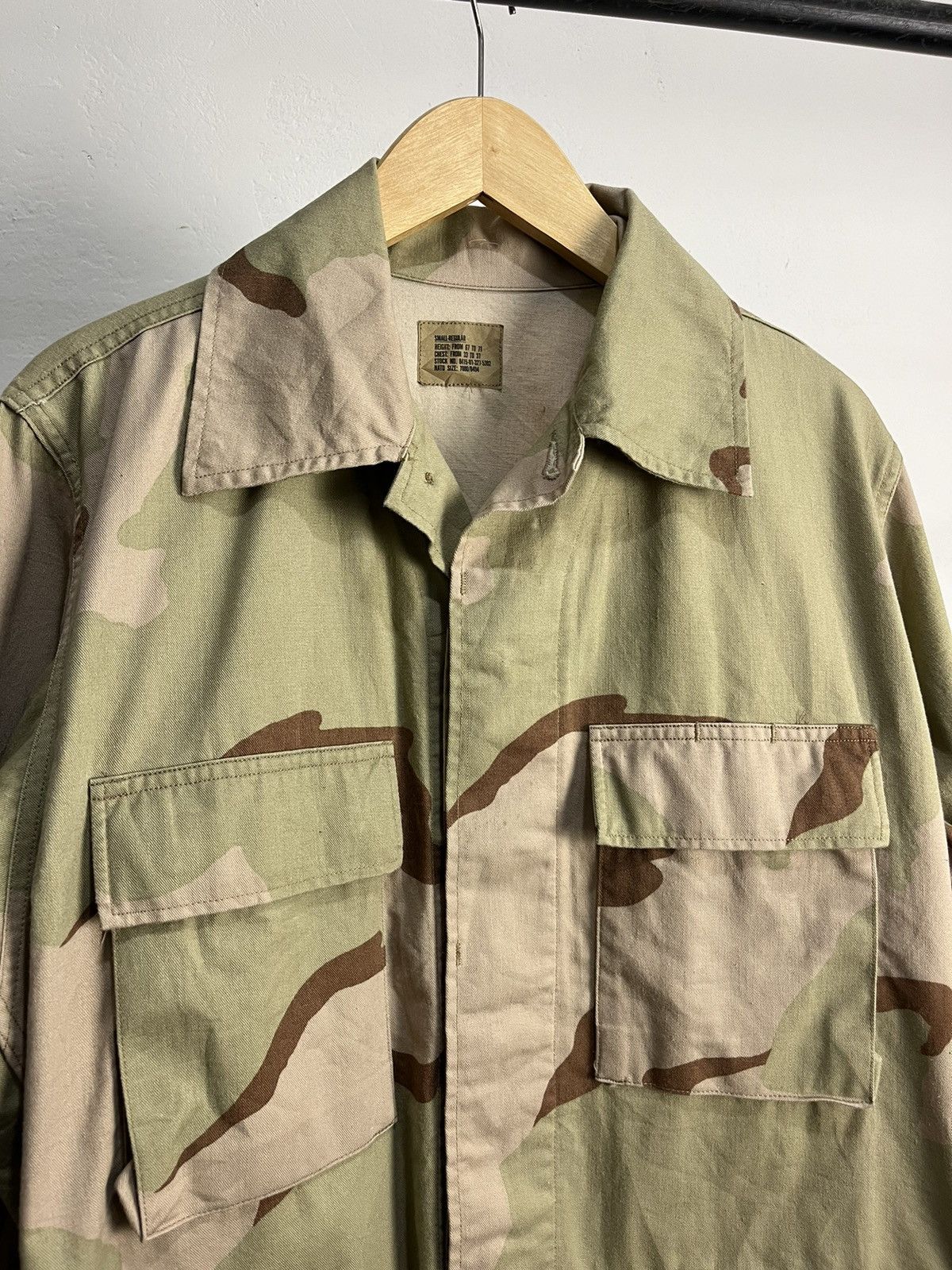Vintage US Military Desert Camo Small Regular Shirt Size US L / EU 52-54 / 3 - 3 Thumbnail
