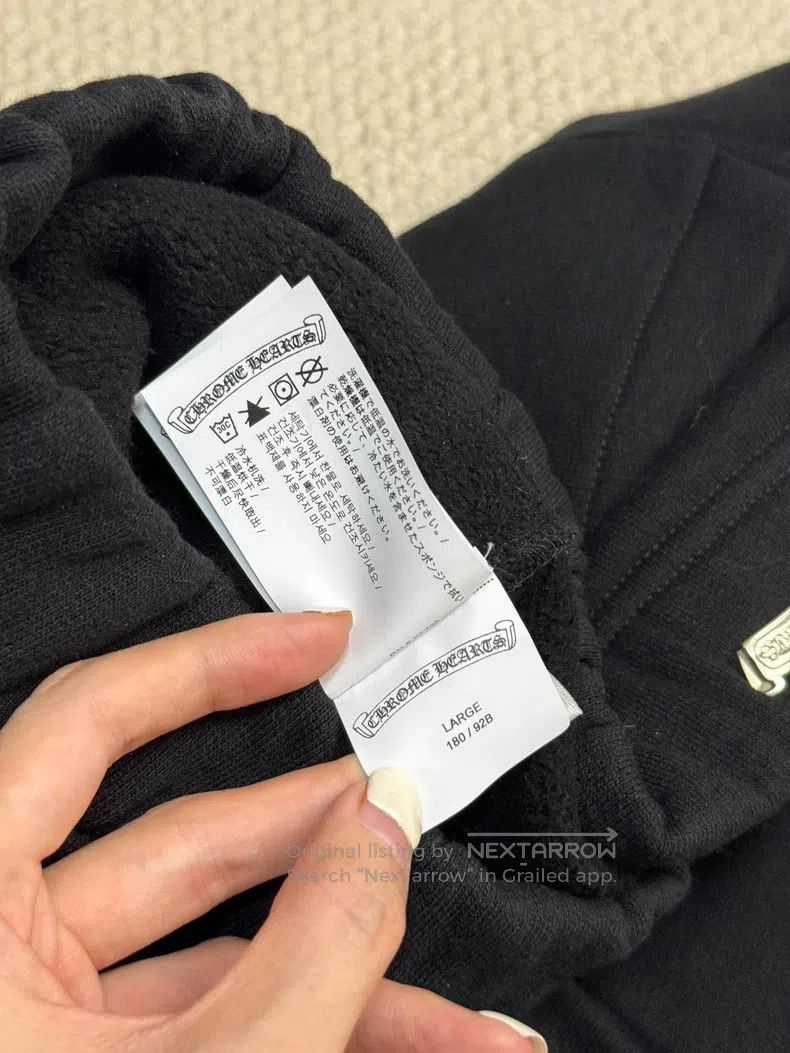 Chrome Hearts CHROME HEARTS Size L Three-cross embroidered black trousers Size US 32 / EU 48 - 7 Thumbnail