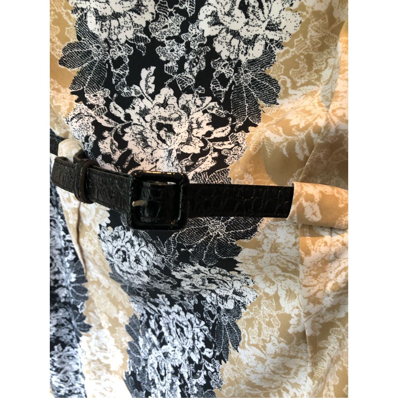 Other Emma & Michelle Women’s Black and Cream Two Tone Floral Patt Size XXL / US 16-18 / IT 52-54 - 3 Thumbnail