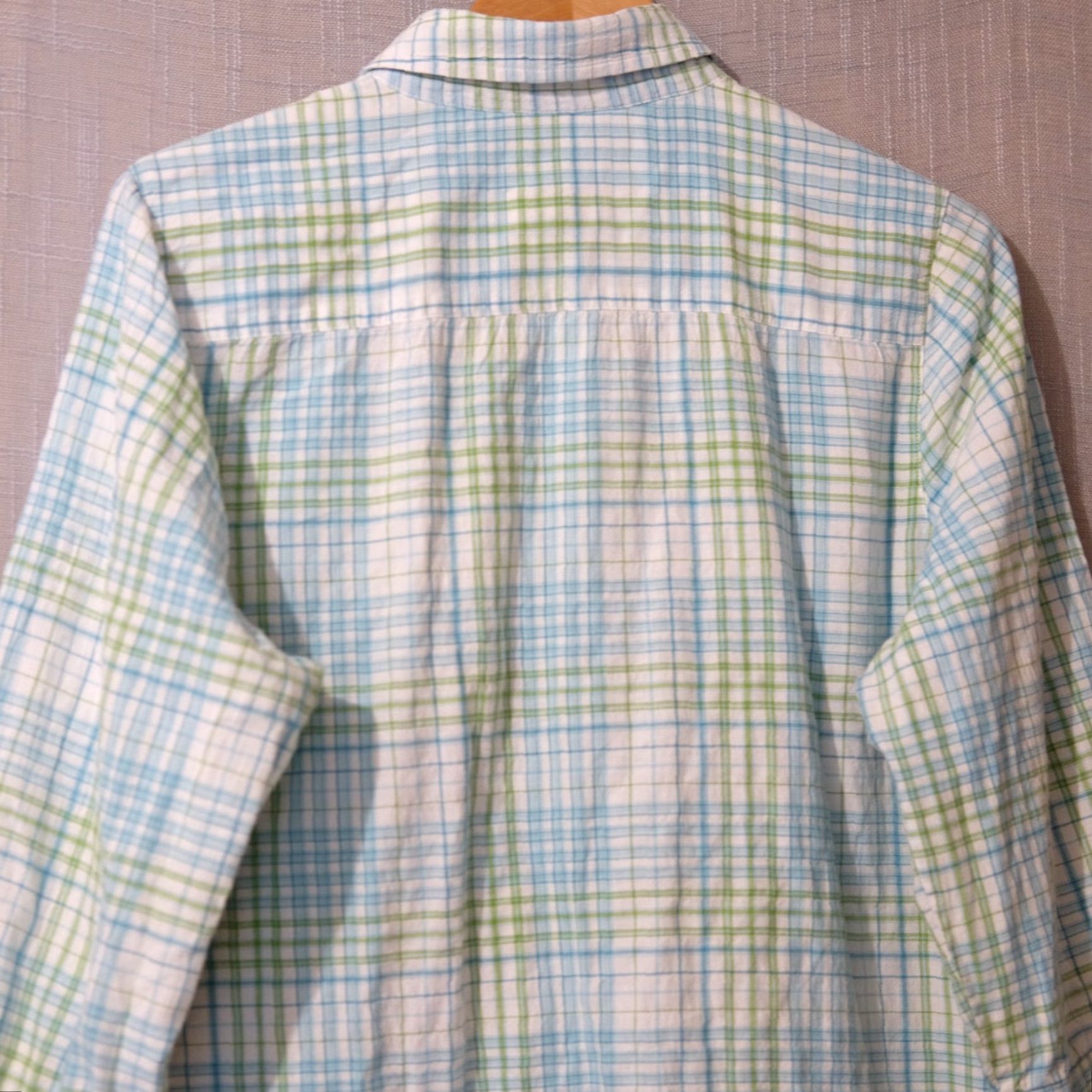Vintage Christopher & Banks Plaid Button-Up 3/4 Sleeve Shirt Women's XL #A2-10 Size XL / US 12-14 / IT 48-50 - 6 Thumbnail