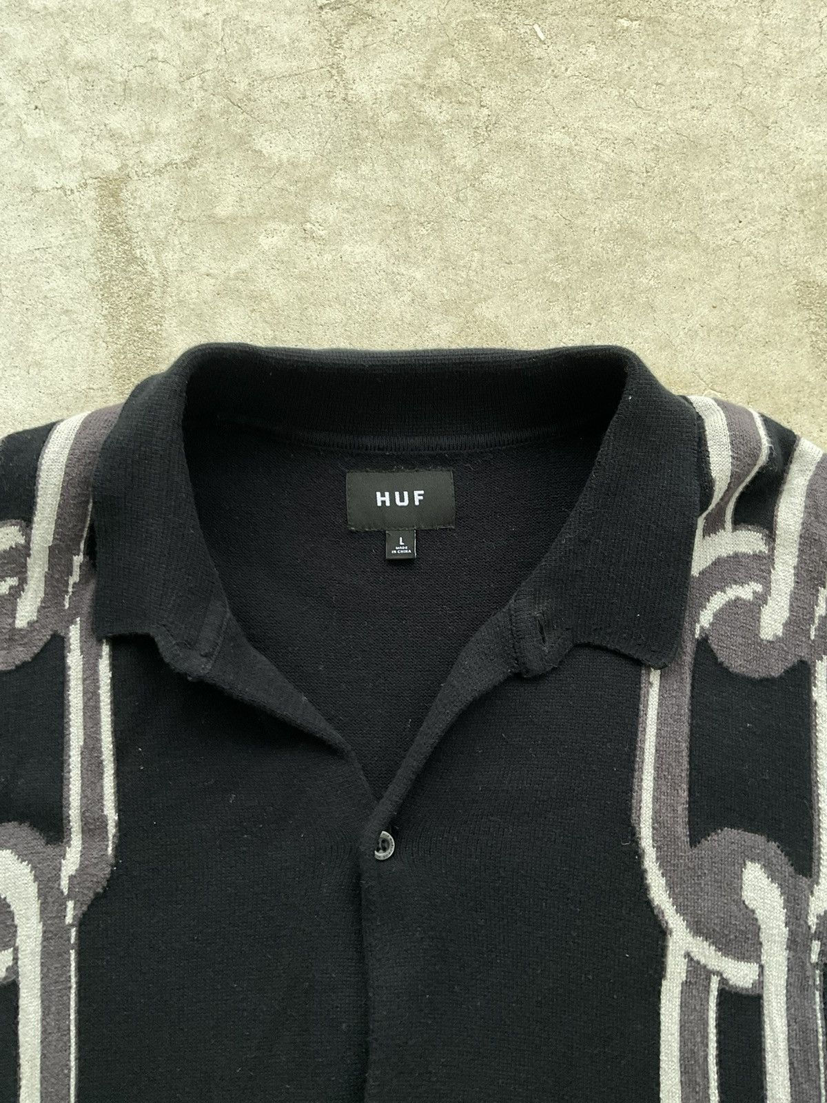 Huf huf chainlink button down Size US L / EU 52-54 / 3 - 2 Thumbnail