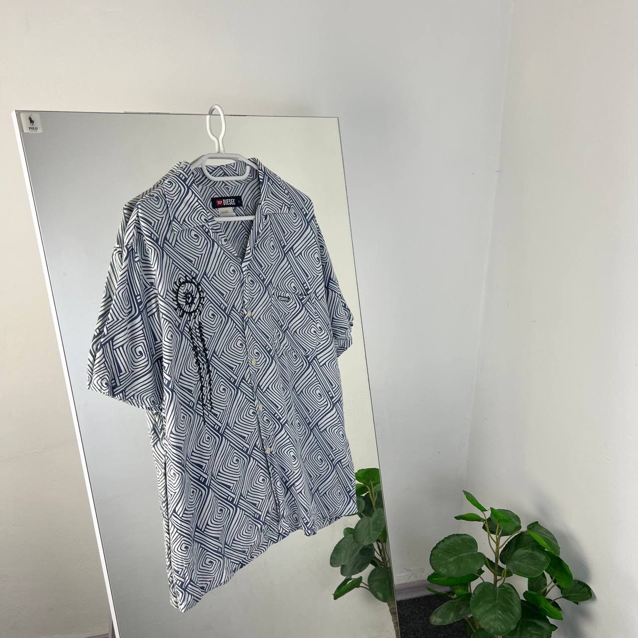 Diesel Vintage Y2K Diesel Avant Garde Button Up Shirt Size US L / EU 52-54 / 3 - 1 Thumbnail