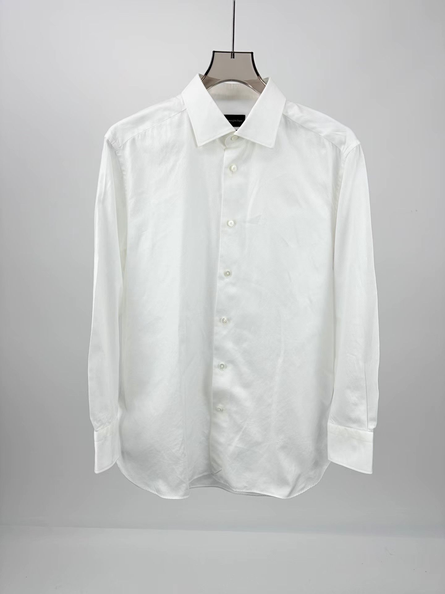 Ermenegildo Zegna ERMENEGILDO ZEGNA Long Sleeve Shirt Size US XS / EU 42 / 0 - 1 Thumbnail
