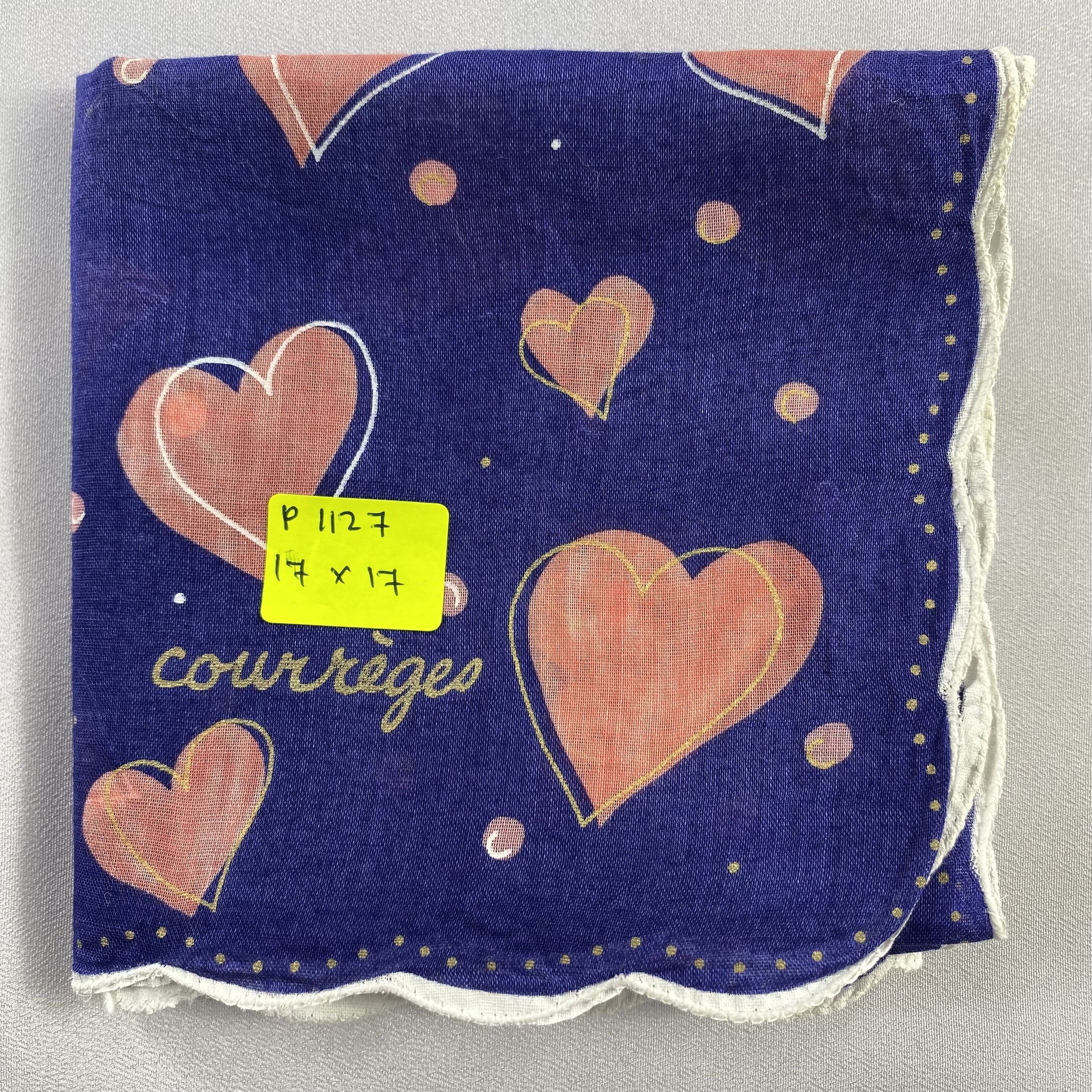 Courreges × Vintage Courreges Handkerchief / Neckerchief / Bandana-P1127 Size ONE SIZE - 5 Thumbnail