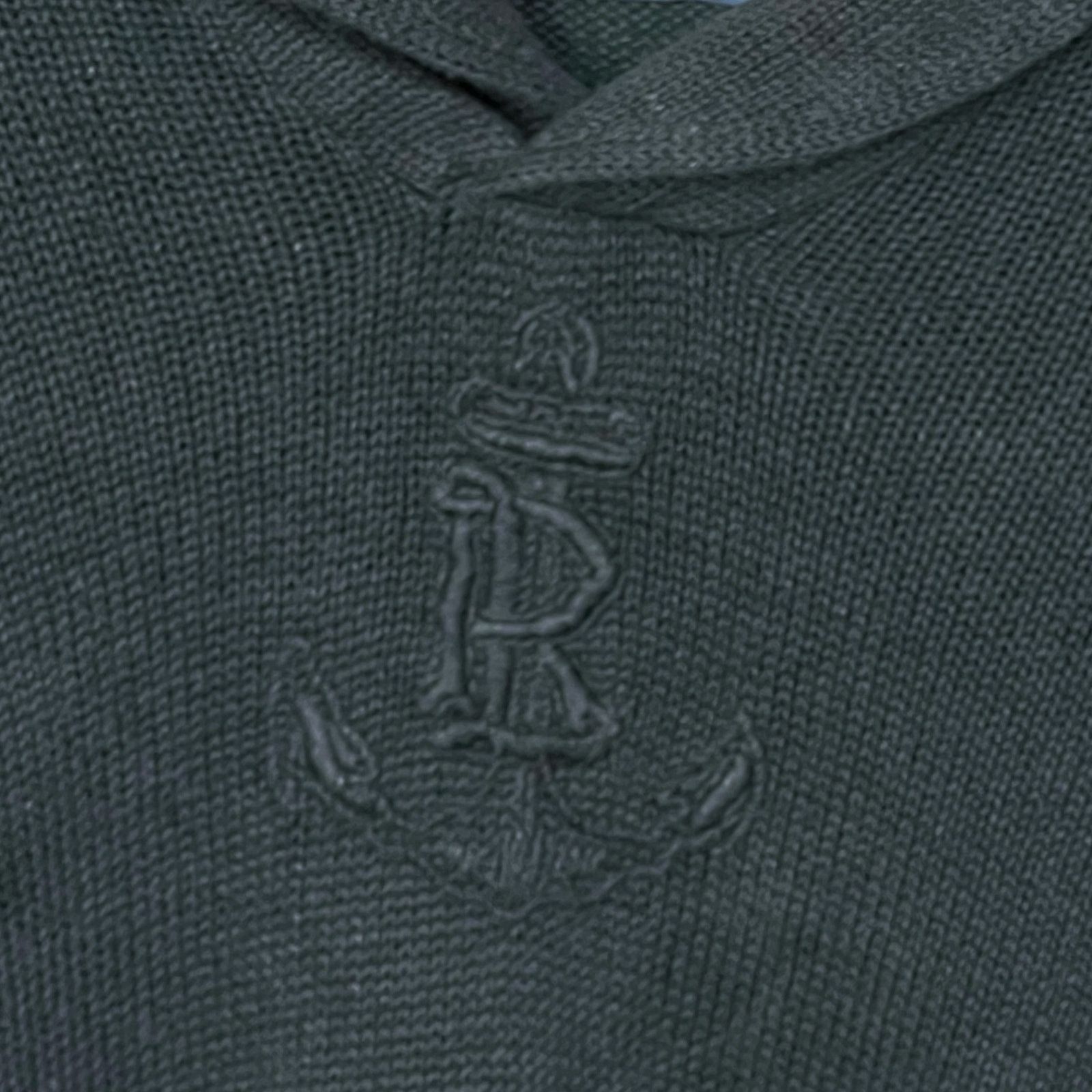 Polo Ralph Lauren Vintage Polo Ralph Lauren Men's Navy Linen Cowl Neck Sweater Size US M / EU 48-50 / 2 - 8 Thumbnail