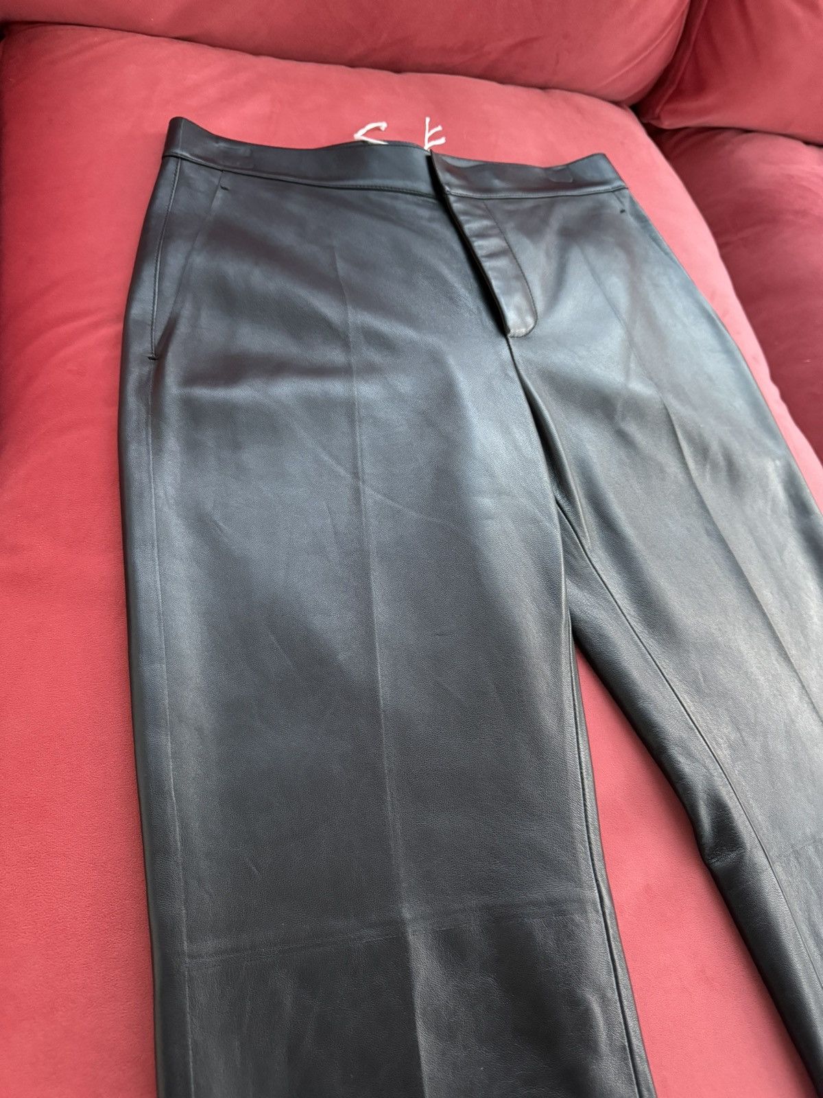 Chloe Chloe lambskin black pants, soft, size M Size 27" / US 4 / IT 40 - 3 Thumbnail