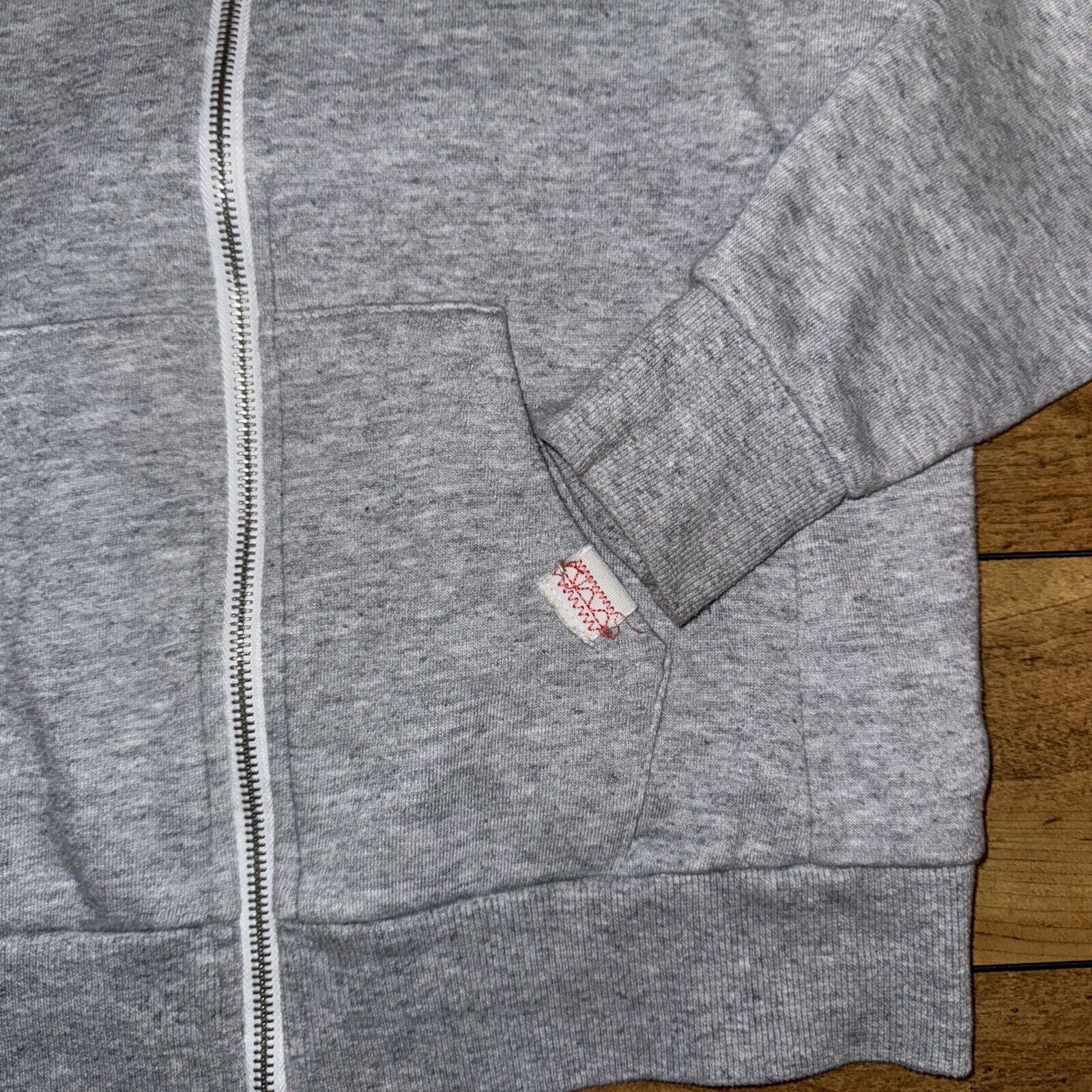 Japanese Brand × Vintage Reflex Full Zip Hoodie Heather Grey Medium 19x23 Size M / US 6-8 / IT 42-44 - 2 Thumbnail