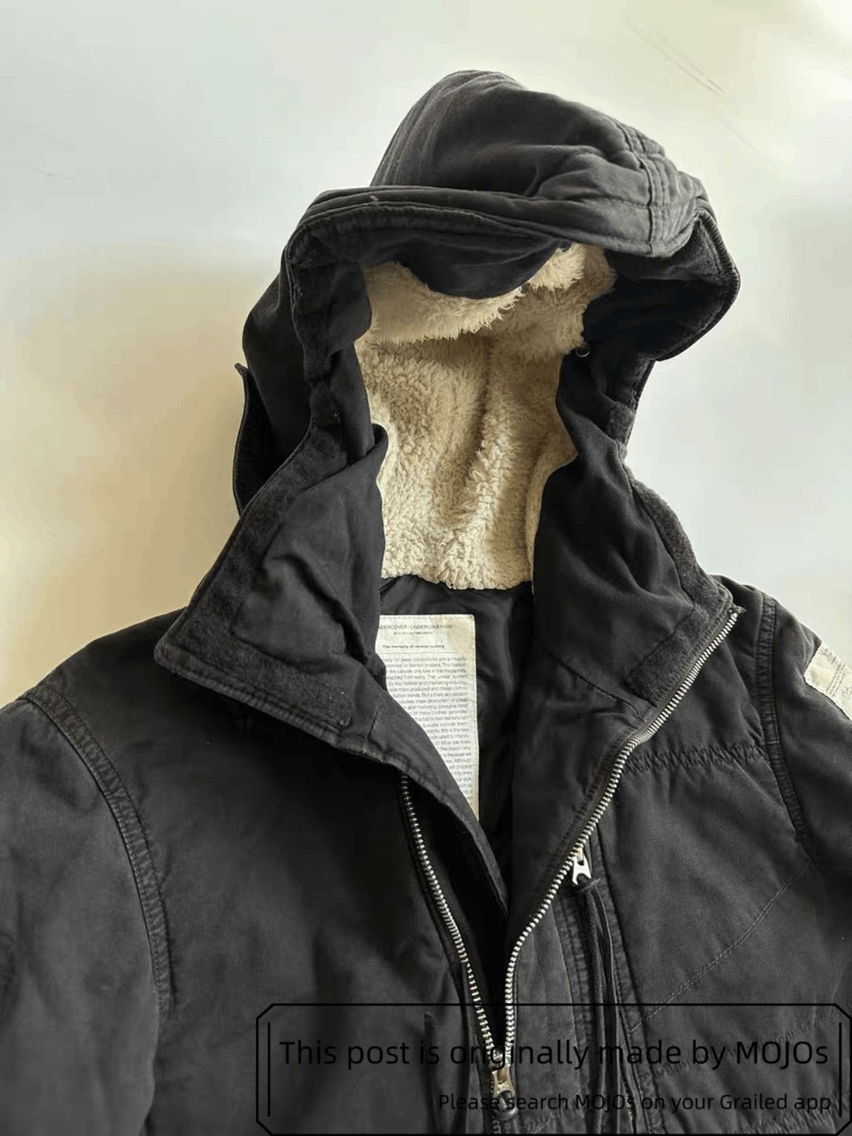 Undercover Sz 1 Undercover 10AW Multi Zip Padded Bike Jacket mojos18161 Size US S / EU 44-46 / 1 - 4 Thumbnail