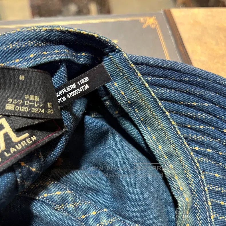 RRL Ralph Lauren RRL Ralph Lauren Indigo Dyed Work Cap Size ONE SIZE - 9 Thumbnail