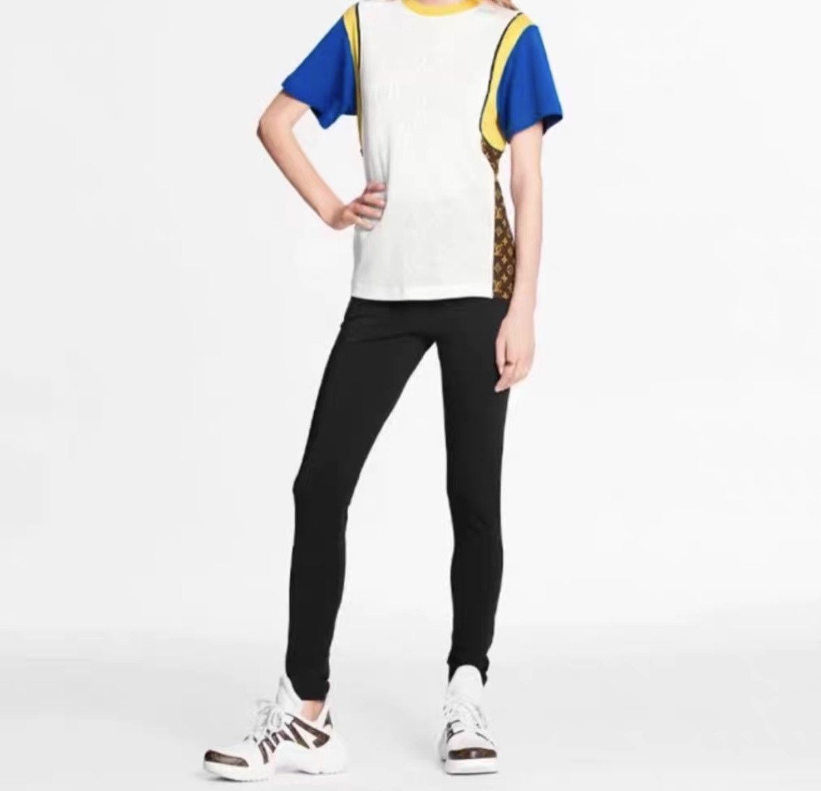 Louis Vuitton Louis Vuitton Reading patchwork logo short sleeve Size US S / EU 44-46 / 1 - 6 Thumbnail