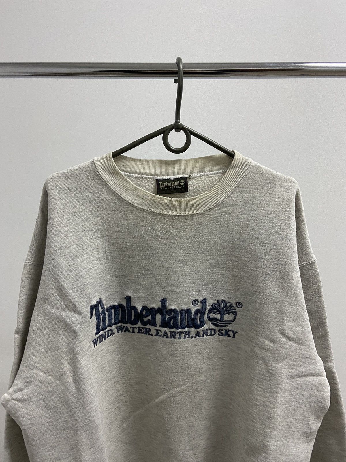 Timberland × Vintage Timberland Vintage Sweatshirt Big Logo Embroidered Y2K Size US XL / EU 56 / 4 - 2 Thumbnail