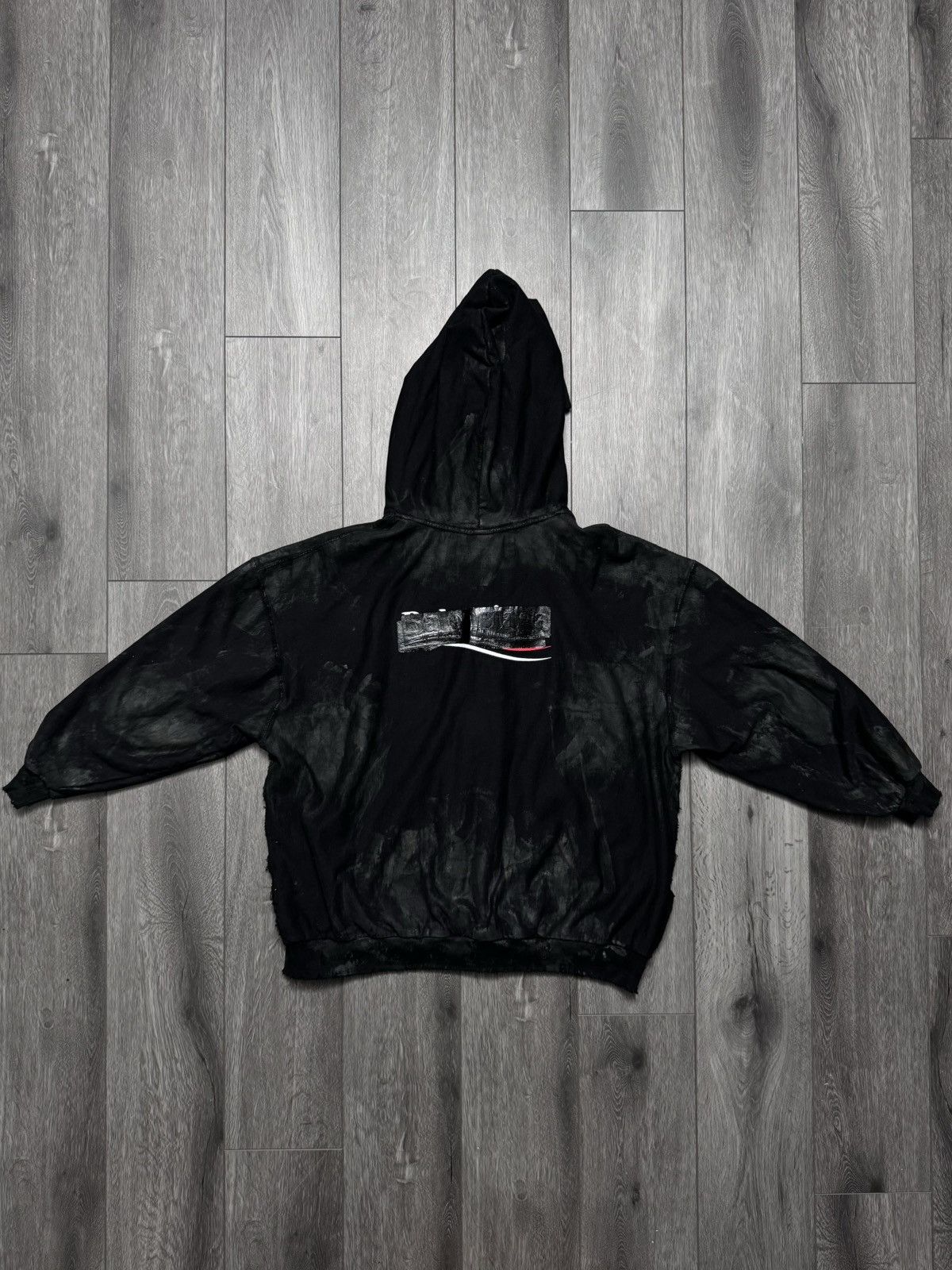 Balenciaga FW22 Balenciaga Gaffer Tape Hoodie (XXL) Size US XXL / EU 58 / 5 - 2 Thumbnail