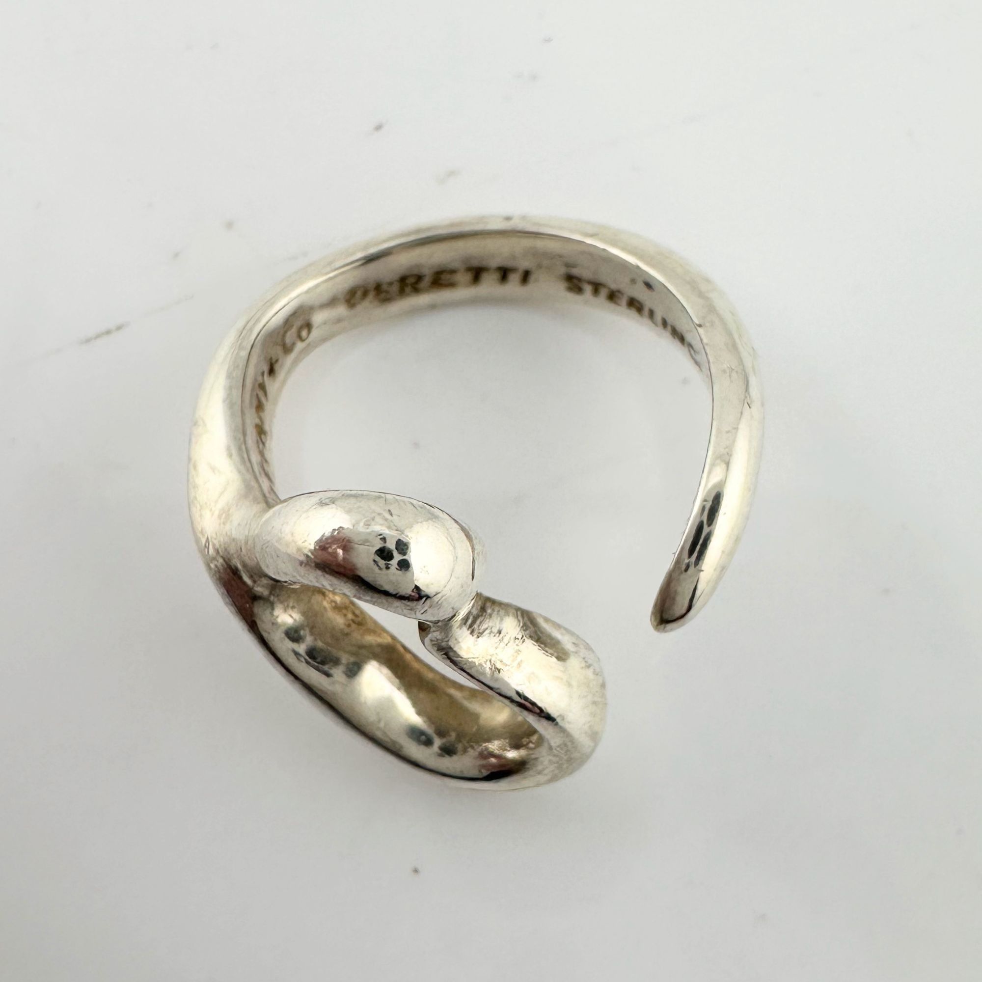 Tiffany & Co. Tiffany & Co Open Heart Ring - Sterling Silver - Size 5.5 Size ONE SIZE - 8 Thumbnail